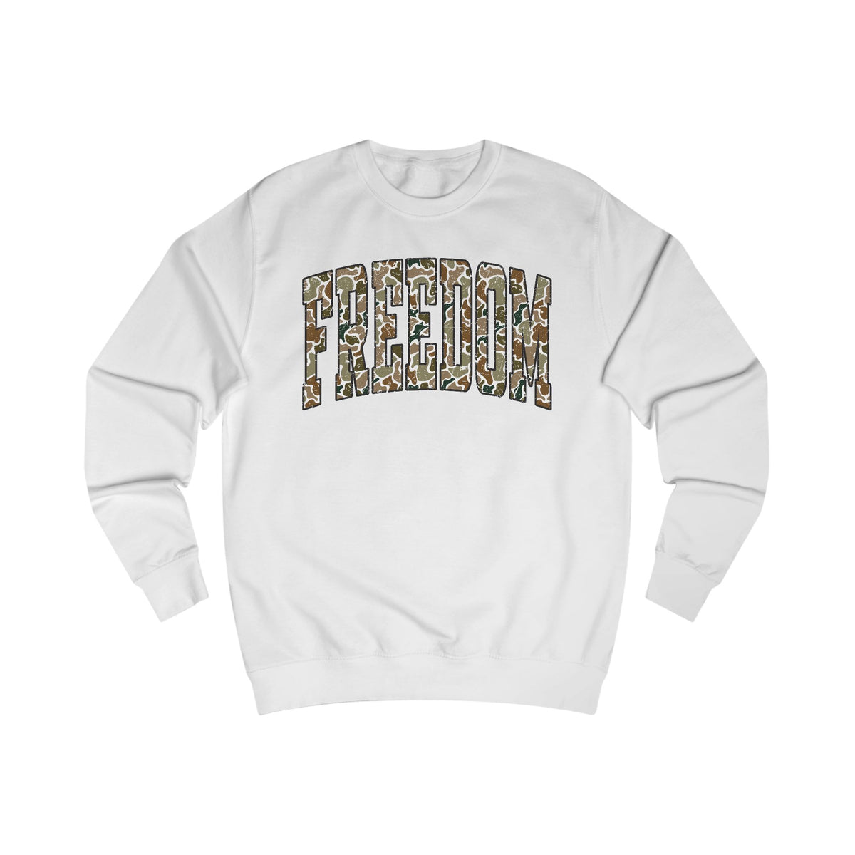 Freedom Unisex Sweatshirt, Cozy Graphic Sweater, Casual Gift, Perfect for Fall, Statement Apparel, Inspiring Fashion