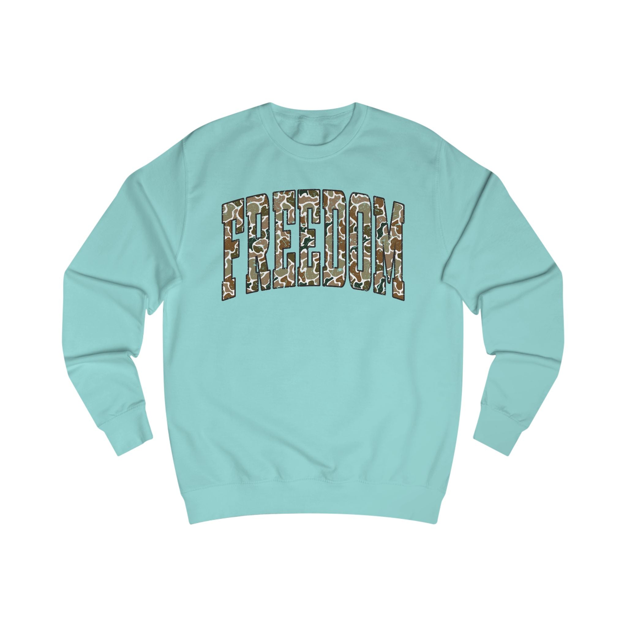 Freedom Unisex Sweatshirt, Cozy Graphic Sweater, Casual Gift, Perfect for Fall, Statement Apparel, Inspiring Fashion