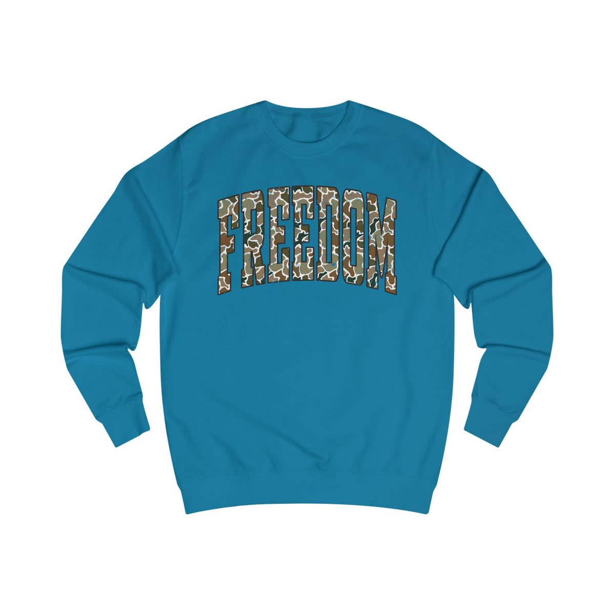 Freedom Unisex Sweatshirt, Cozy Graphic Sweater, Casual Gift, Perfect for Fall, Statement Apparel, Inspiring Fashion