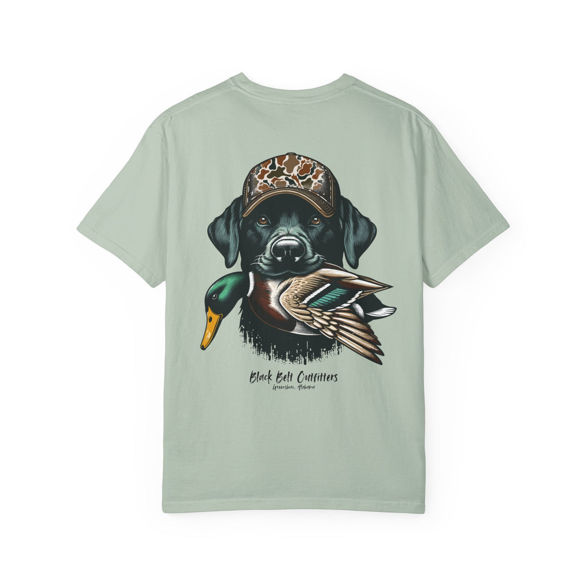 BLACK LAB CAMO Hat Unisex Garment-Dyed Pocket T-Shirt