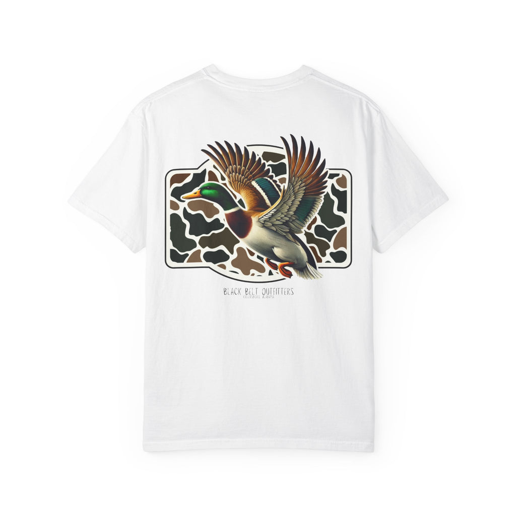 Flying Mallard Duck Unisex T-Shirt, Perfect for Gifts, Father's Day, Golf Events, Casual Wear, Comfortable Tee