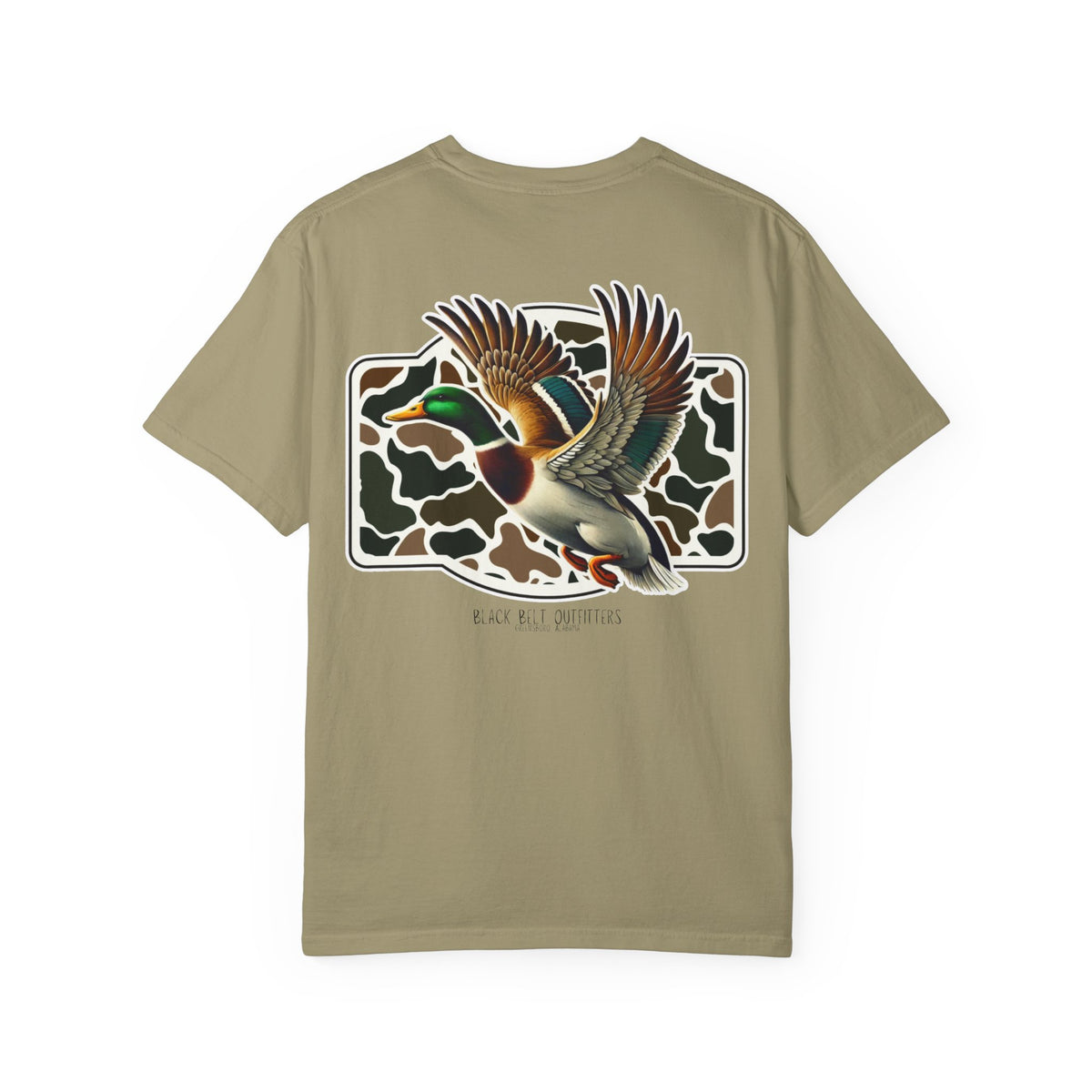 Flying Mallard Duck Unisex T-Shirt, Perfect for Gifts, Father's Day, Golf Events, Casual Wear, Comfortable Tee