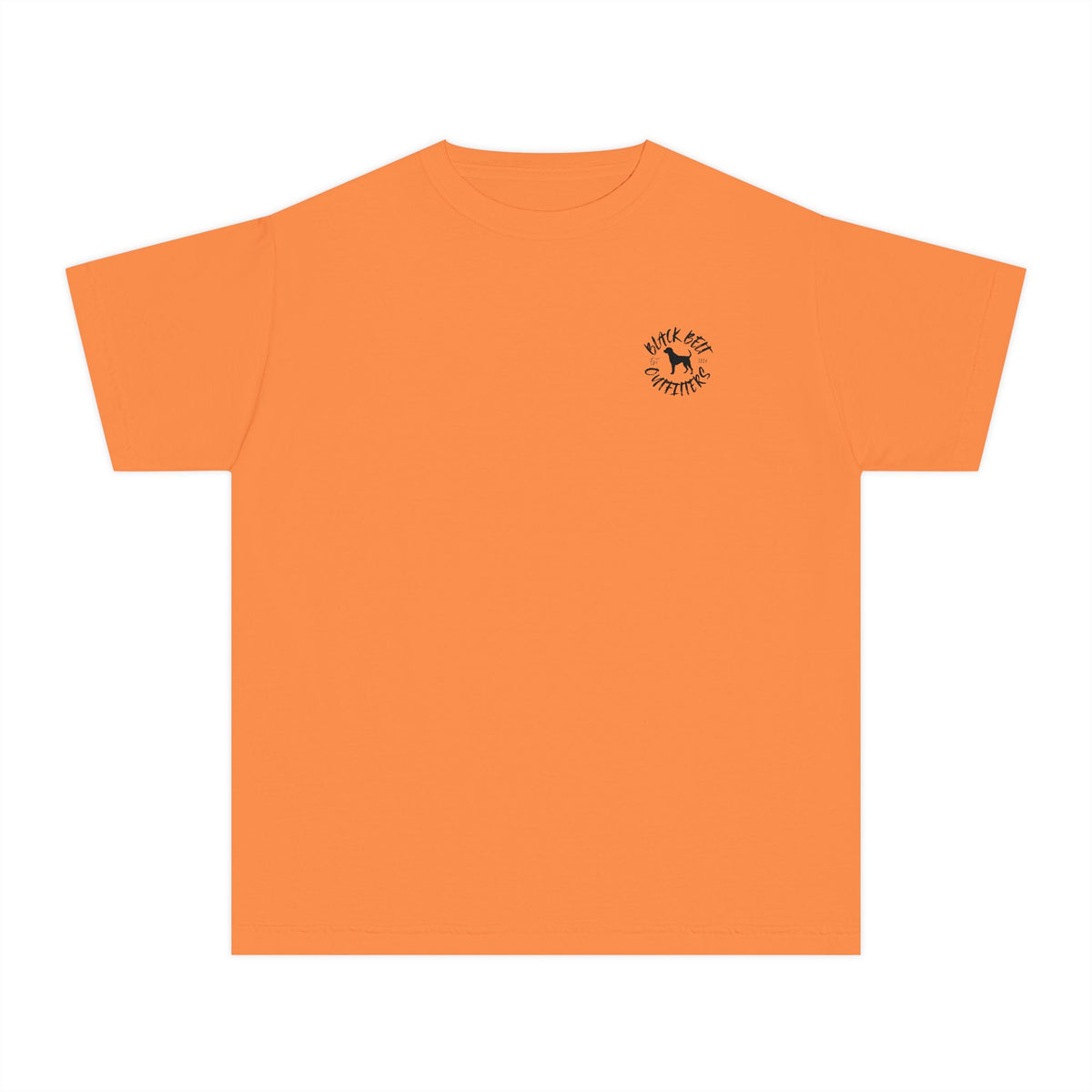 Camo Hunting Dog Youth Midweight Tee - Fun Farm-Themed Shirt