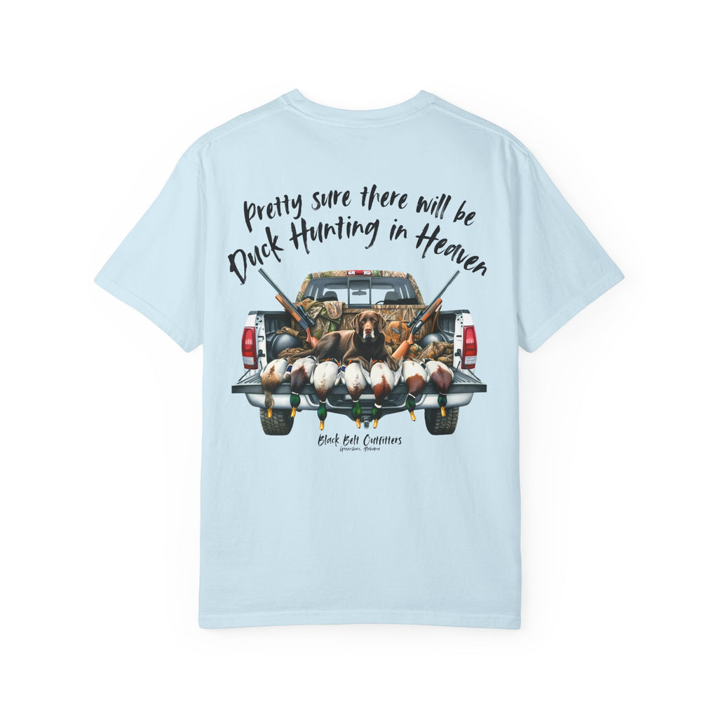 Duck Hunting in Heaven Unisex Garment-Dyed T-shirt