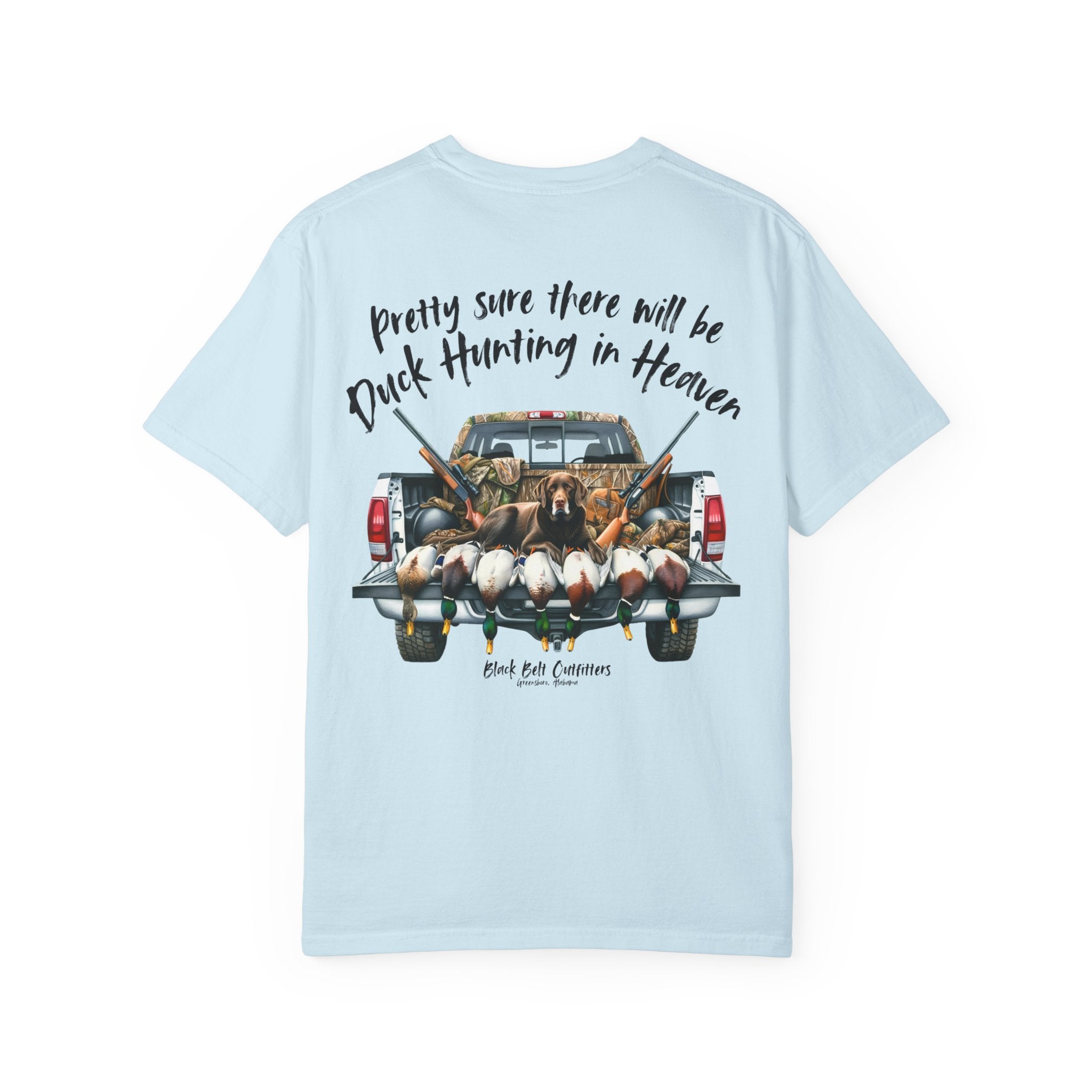 Duck Hunting in Heaven Unisex Garment-Dyed T-shirt
