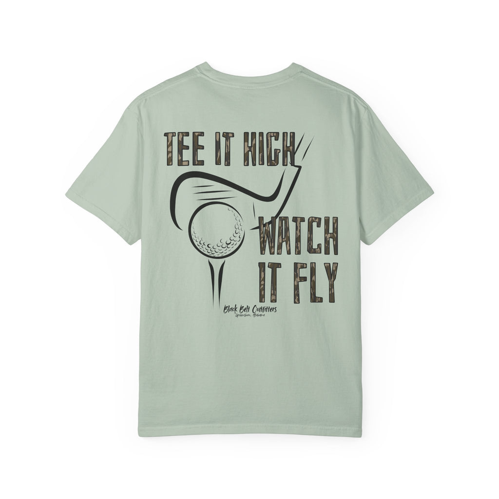 Tee It High Watch It Fly Unisex T-Shirt, Perfect for Gifts, Father's Day, Golf Events, Casual Wear, Comfortable Tee