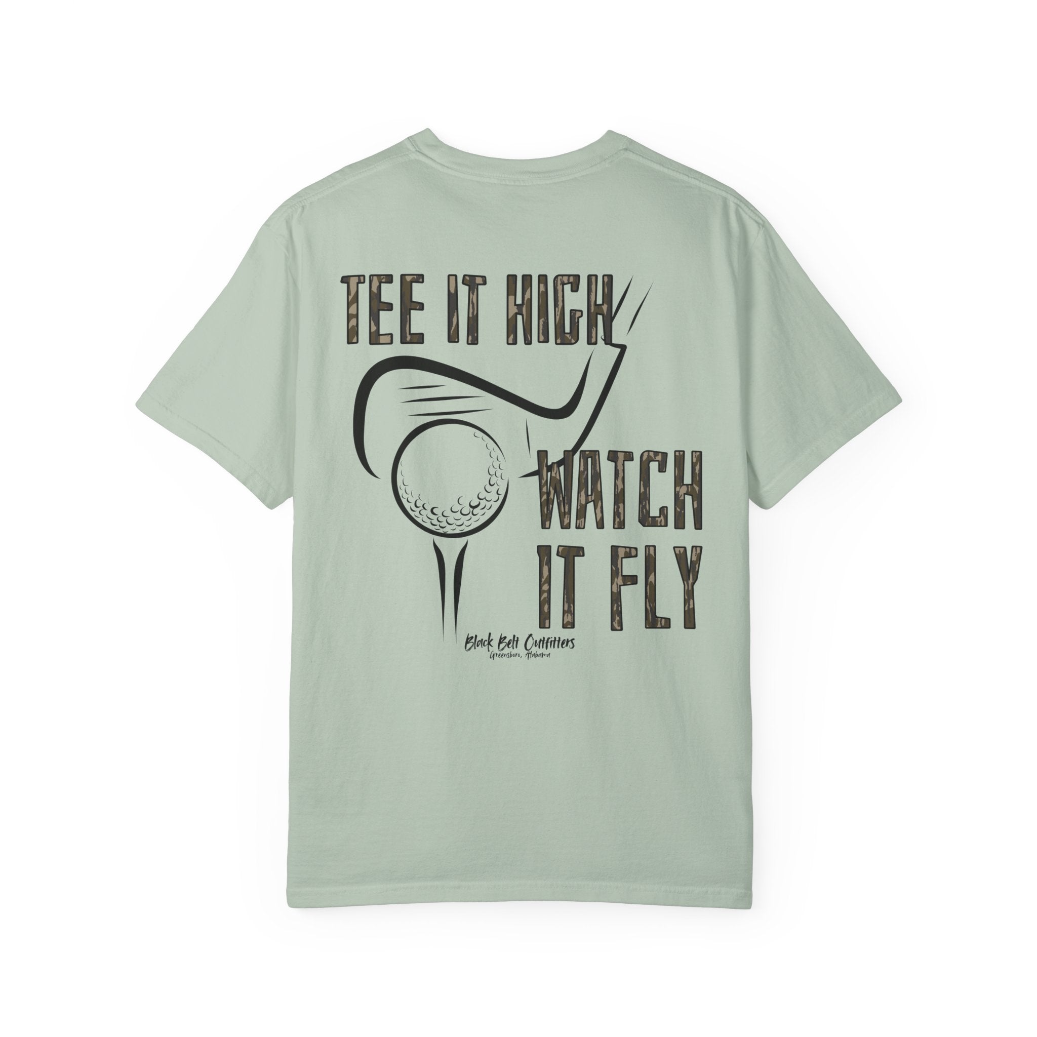 Tee It High Watch It Fly Unisex T-Shirt, Perfect for Gifts, Father's Day, Golf Events, Casual Wear, Comfortable Tee