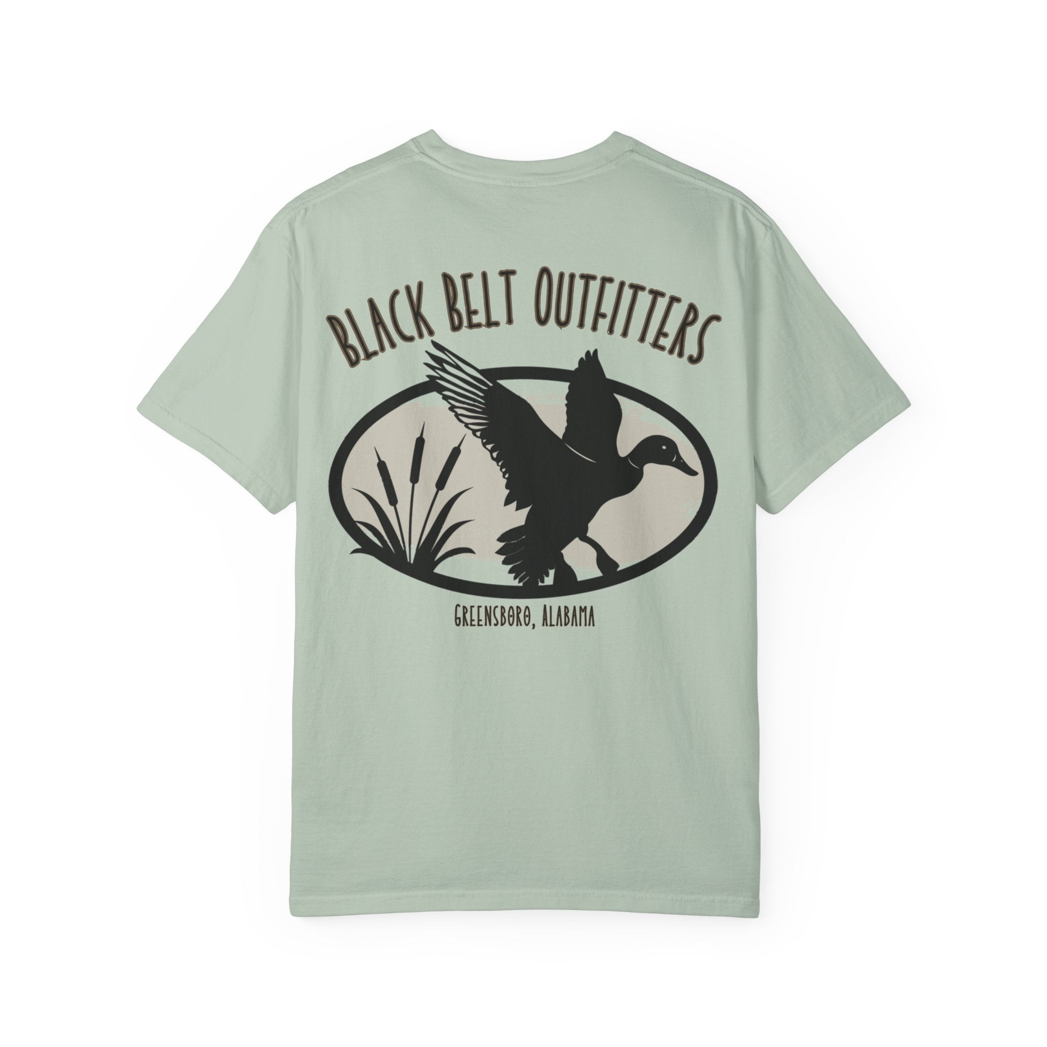 Logo Flying Duck T-Shirt, Men's Hunting Shirt, Gift for Sportsmen, Casual Wear, Nature Lover Tee
