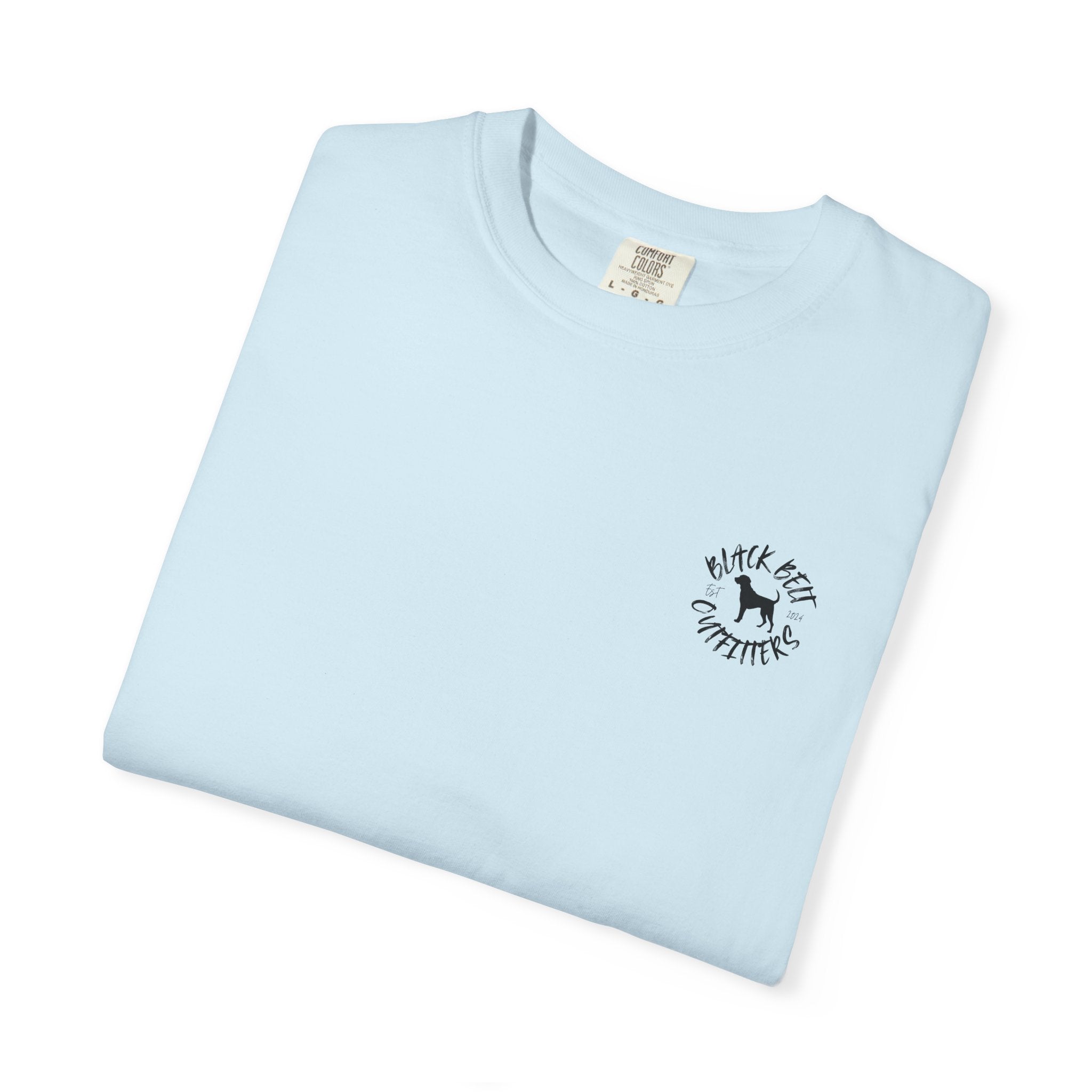 Black belt outfitters Hunting design Unisex Heavy Cotton Pocket Tee