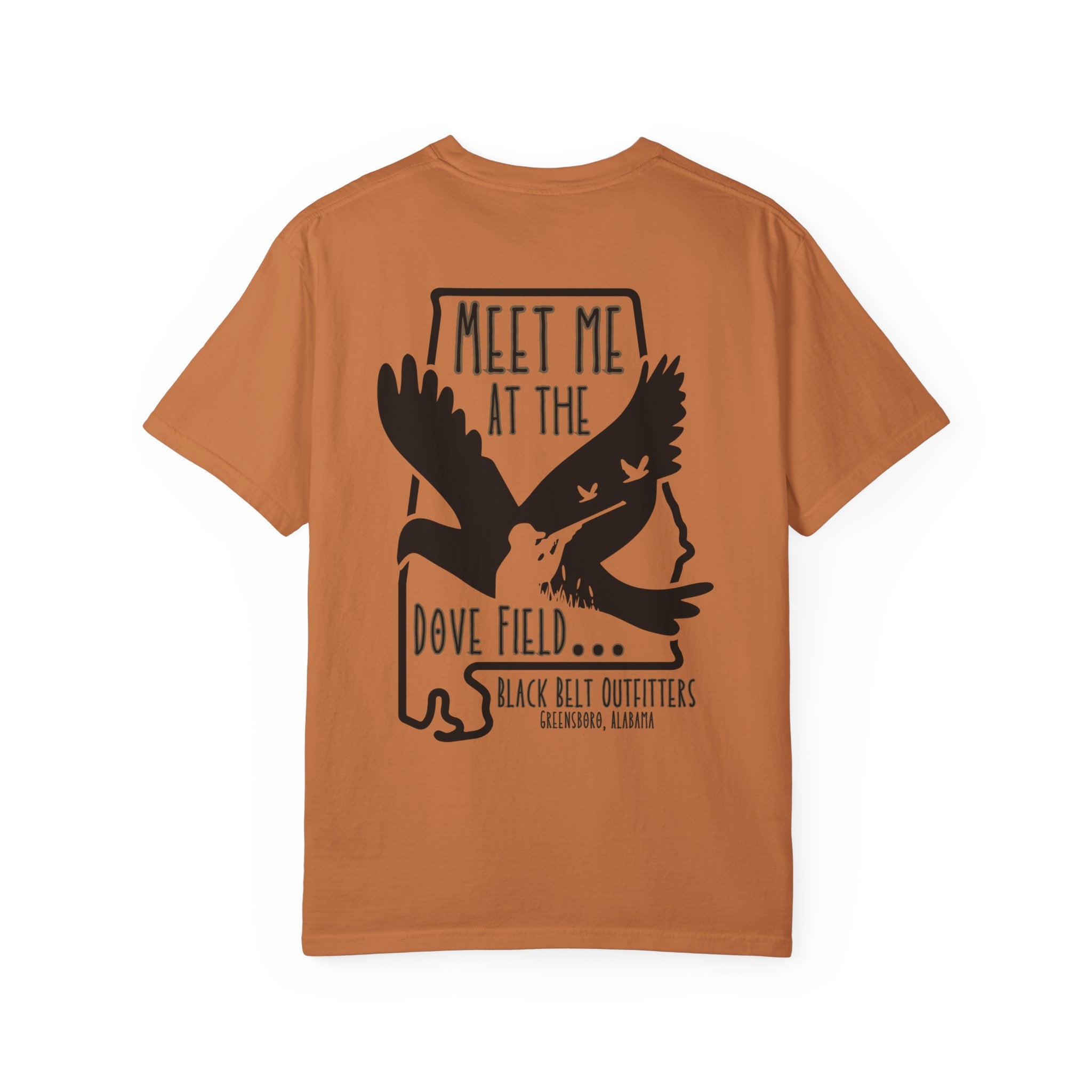 Meet Me at the Dove Field T-Shirt, Men's Hunting Shirt, Gift for Sportsmen, Casual Wear, Nature Lover Tee