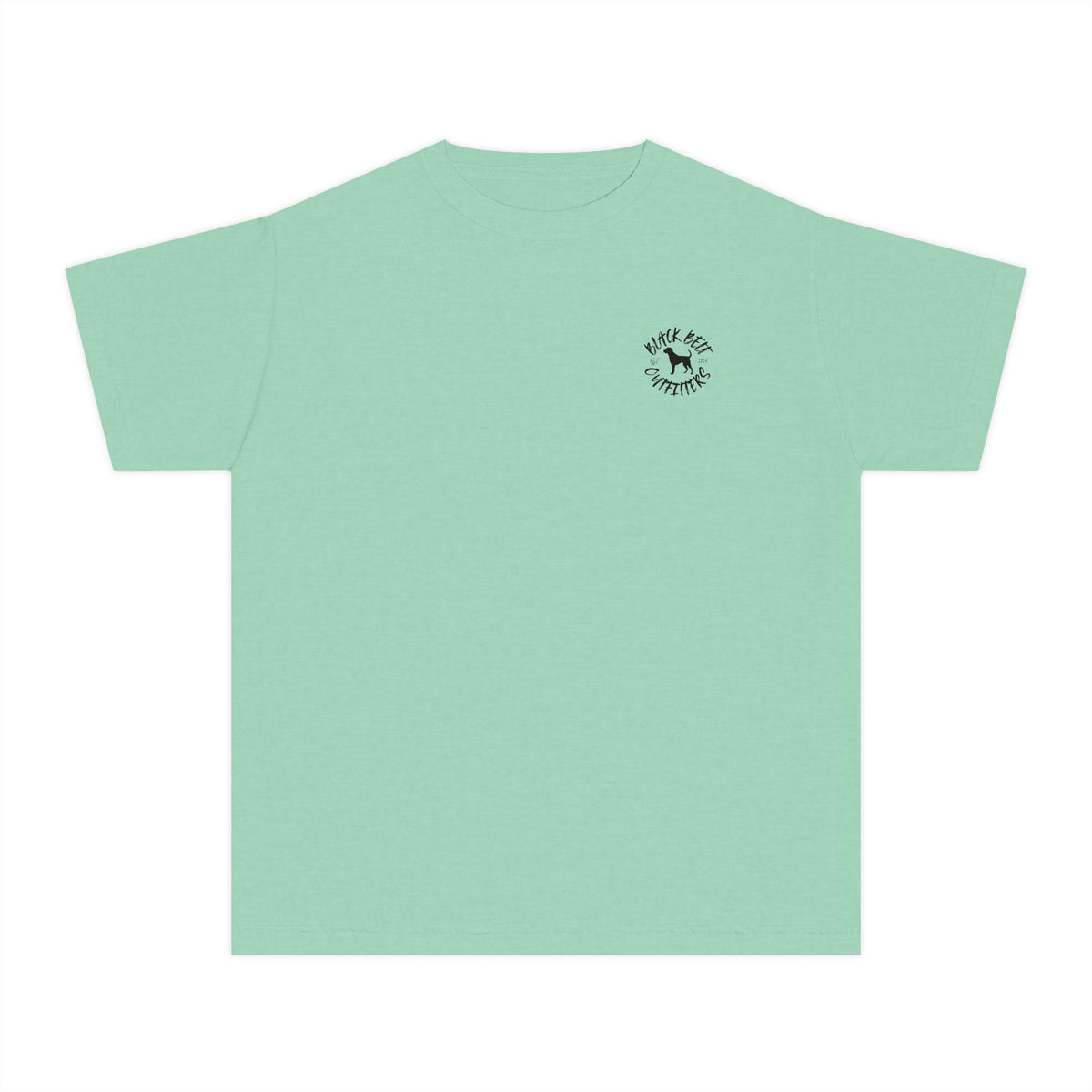 Camo Hunting Dog Youth Midweight Tee - Fun Farm-Themed Shirt