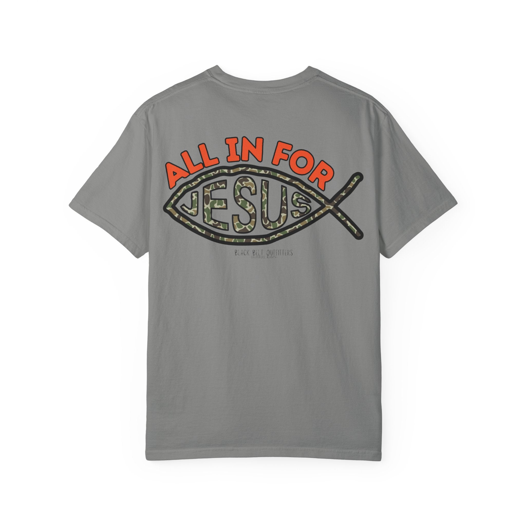 ALL in FOR JESUS Unisex T-Shirt, Perfect for Gifts, Father's Day, Golf Events, Casual Wear, Comfortable Tee