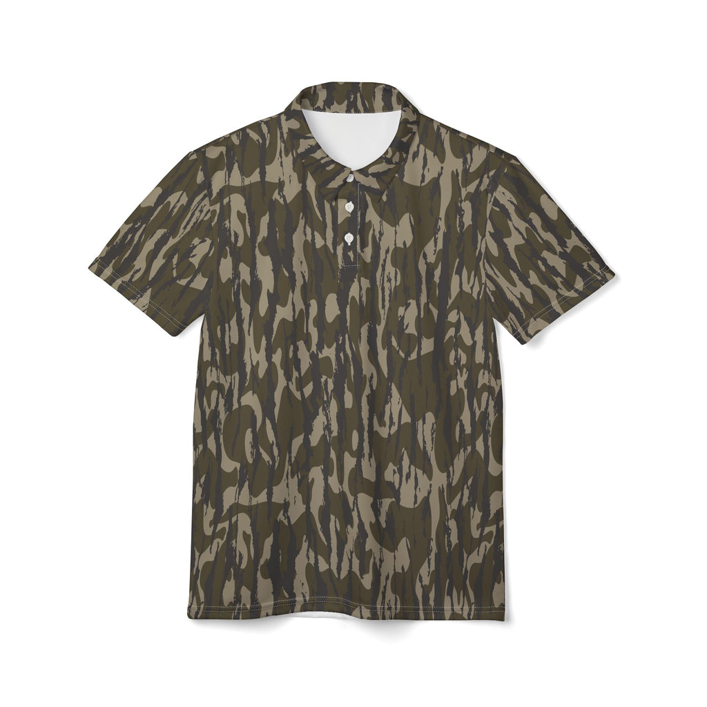 Trendy Camo Unisex Polo Shirt, Casual Wear, Outdoor Adventures, Gift for Him, Summer Look