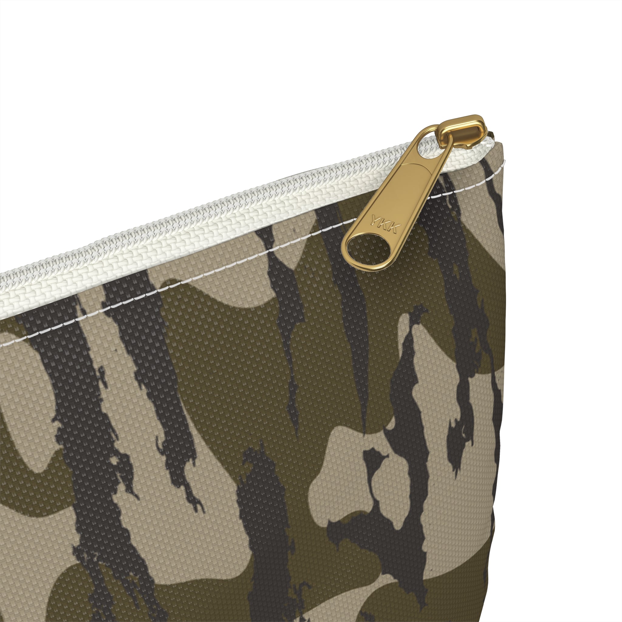 Trendy Zip Pouch, Stylish Camo Makeup Bag, Travel Organizer, Army Green Zipper Pouch, Gift for Her, Storage Solution