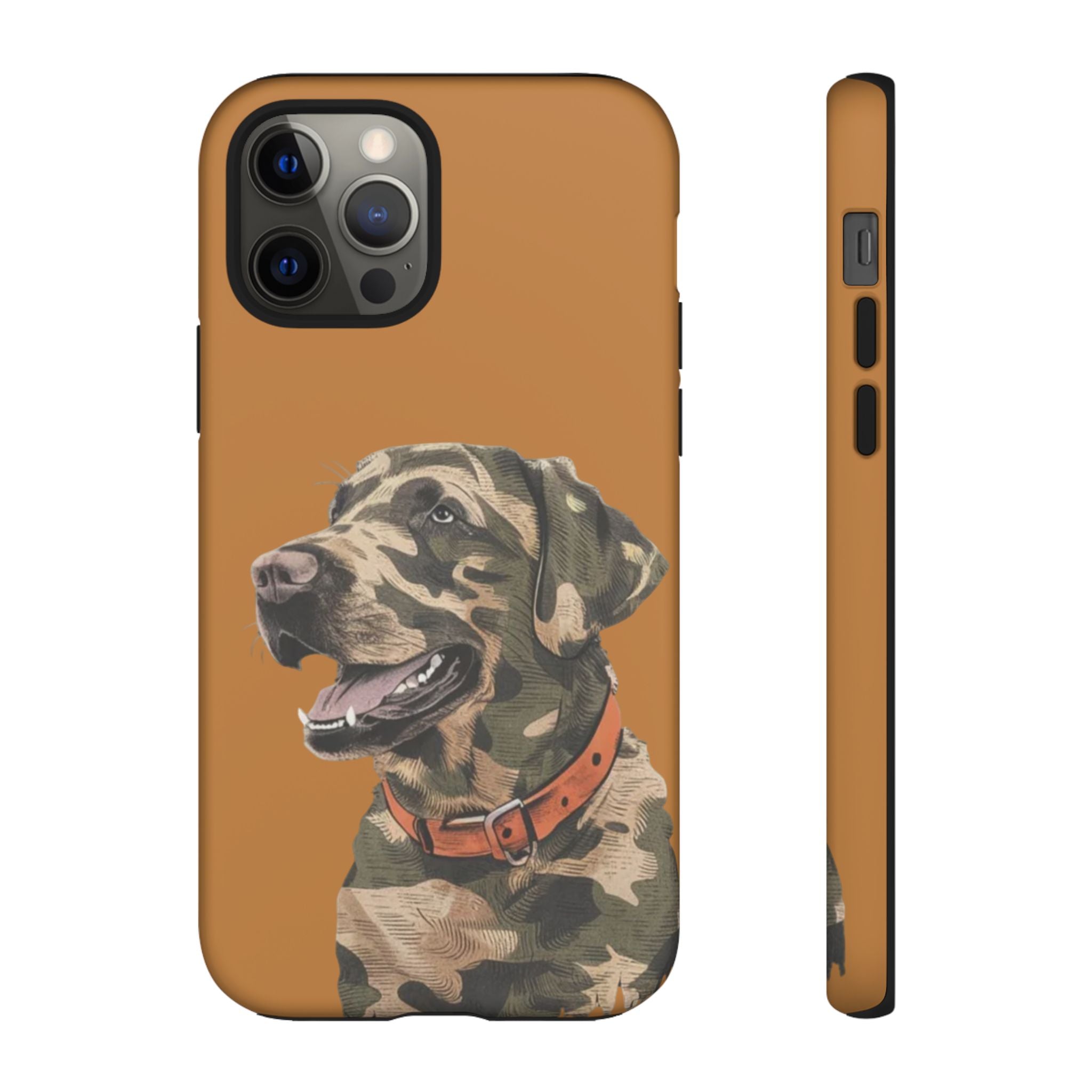 Camo Duck Dog custom design Tough Cases