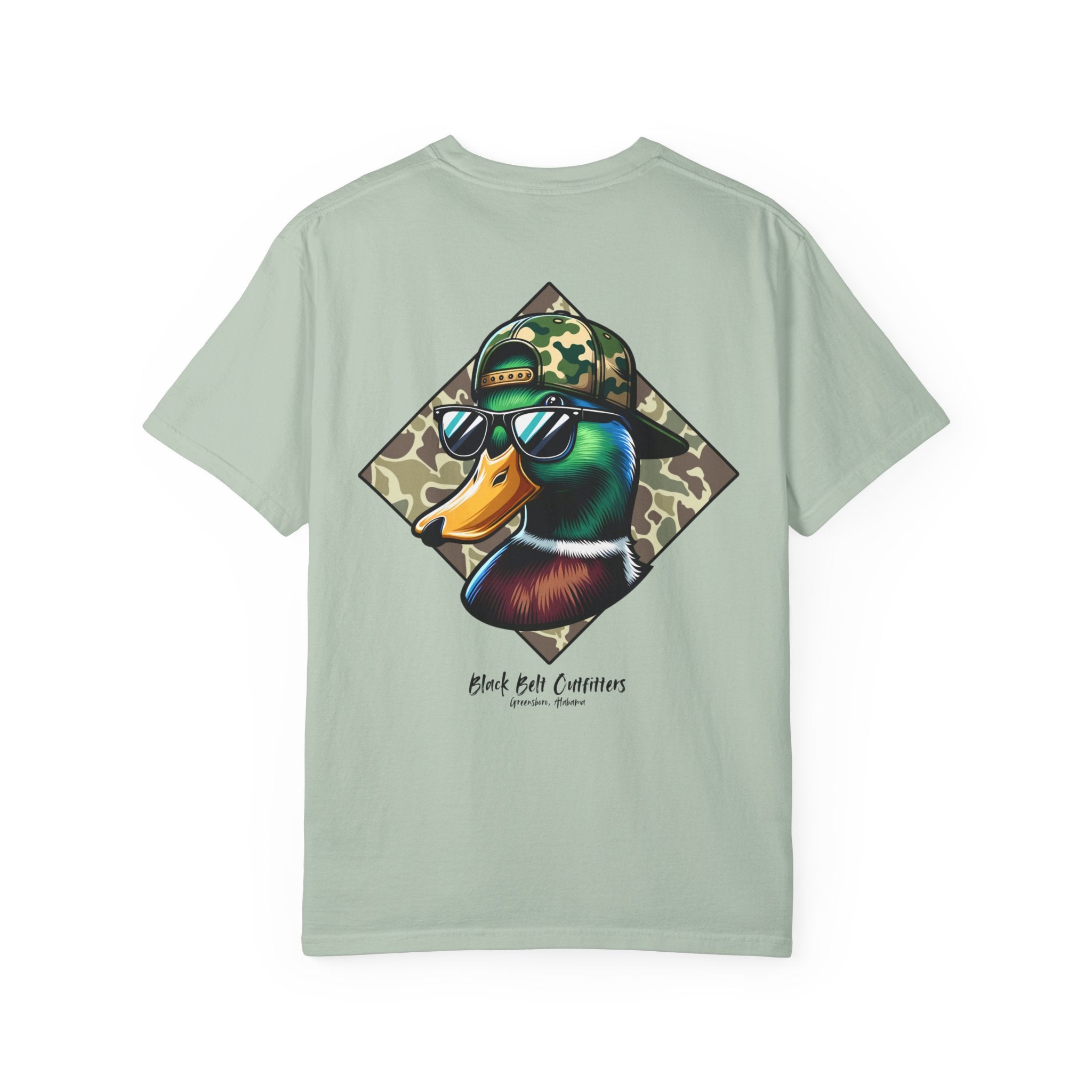 DUCK CAMO HAT Unisex Garment-Dyed Pocket T-Shirt