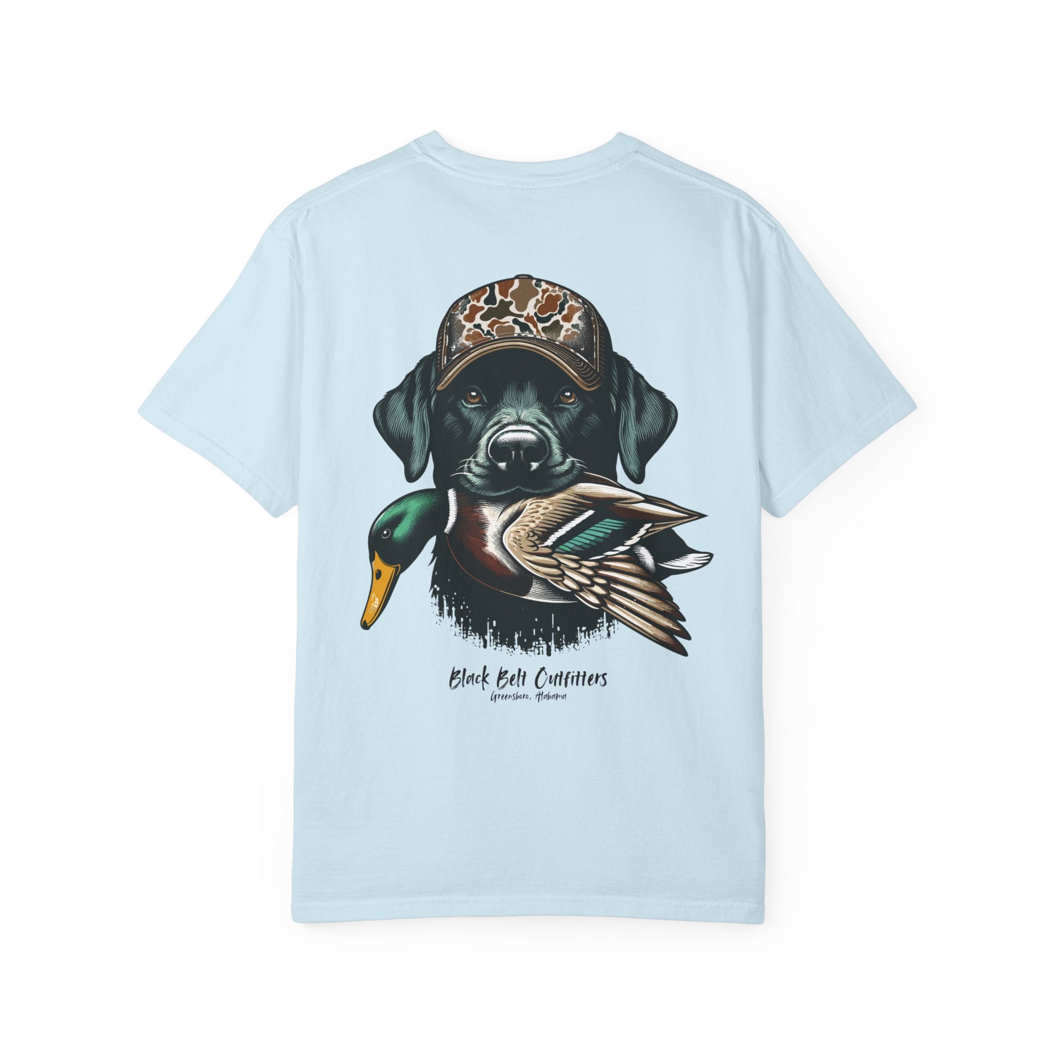 BLACK LAB CAMO Hat Unisex Garment-Dyed Pocket T-Shirt