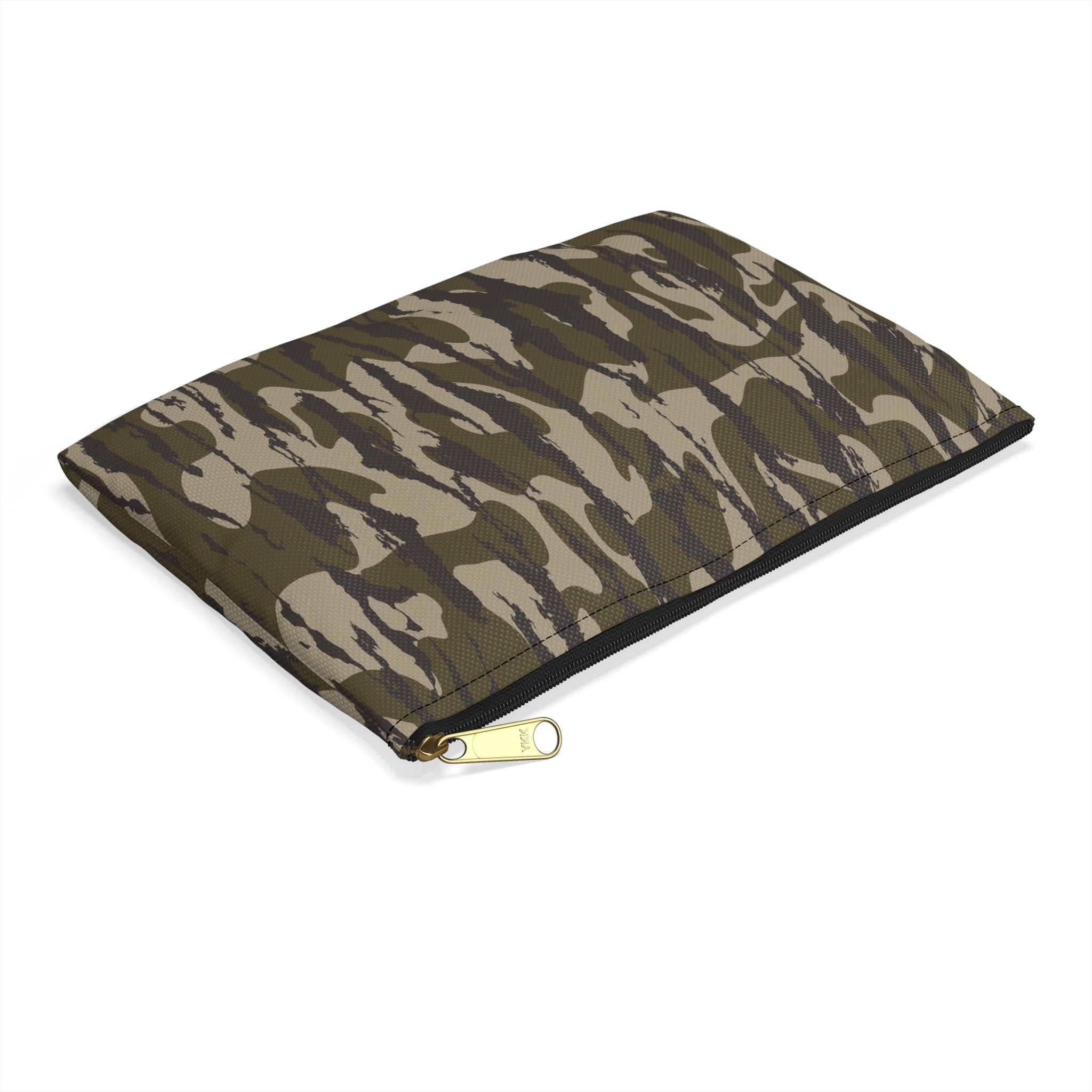 Trendy Zip Pouch, Stylish Camo Makeup Bag, Travel Organizer, Army Green Zipper Pouch, Gift for Her, Storage Solution