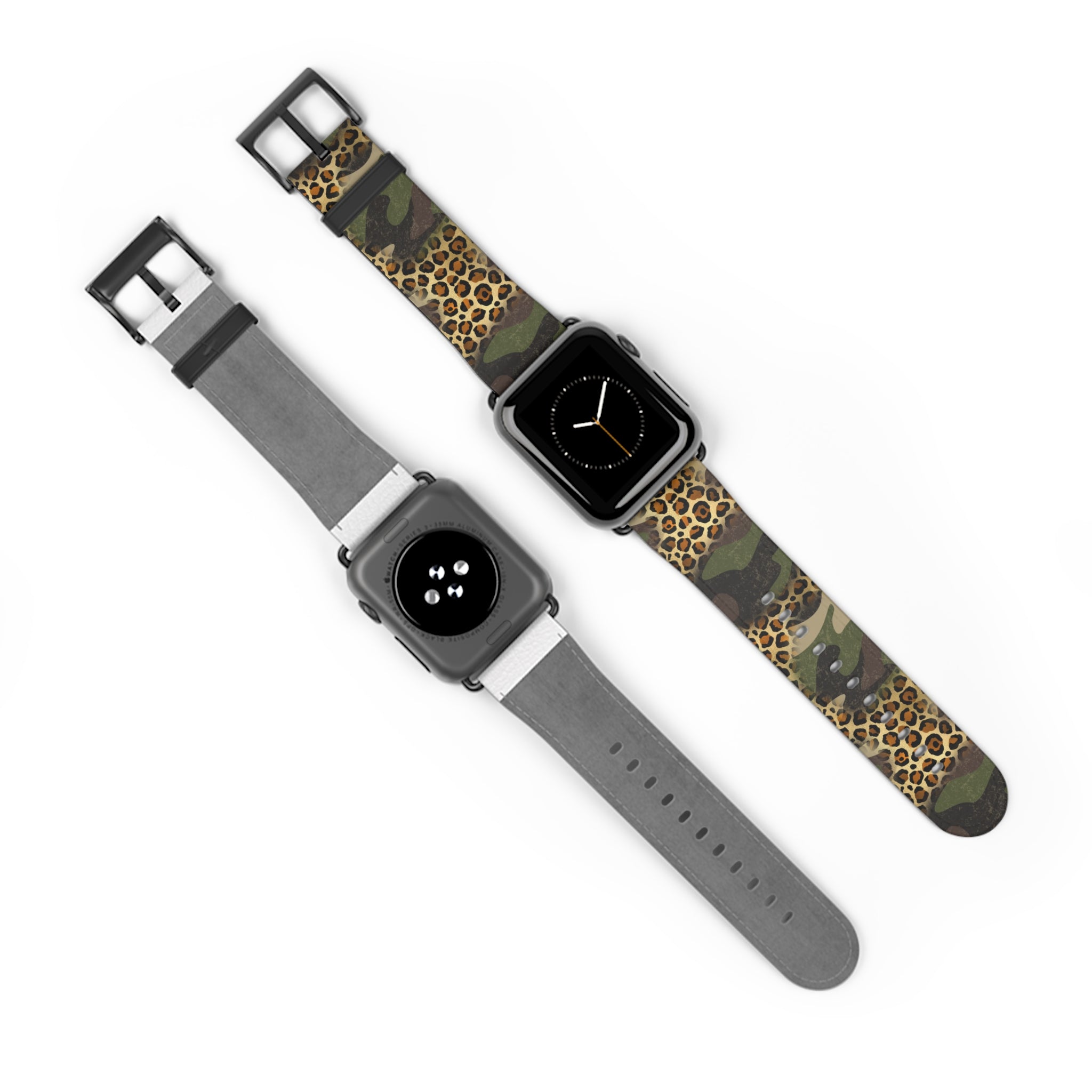 Wild Camo Watch Band, Stylish Camouflage Accessory, Trendy Leopard Print Strap, Unique Gift for Her, Perfect for Outdoor Adventures