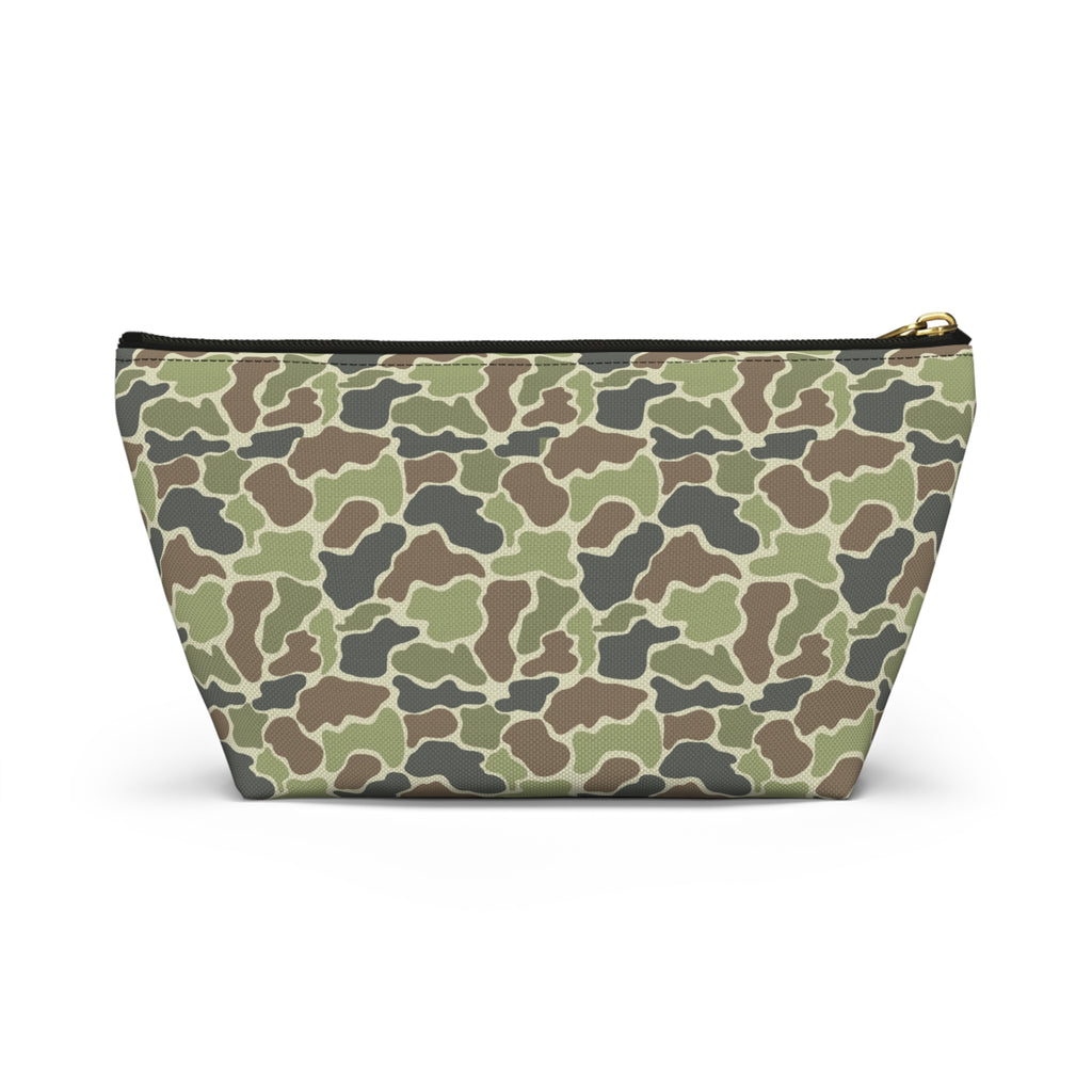 Camo Accessory Pouch, Trendy Makeup Bag, Military Style Zipper Pouch, Perfect for Travel & Gifts, Camouflage Organizer
