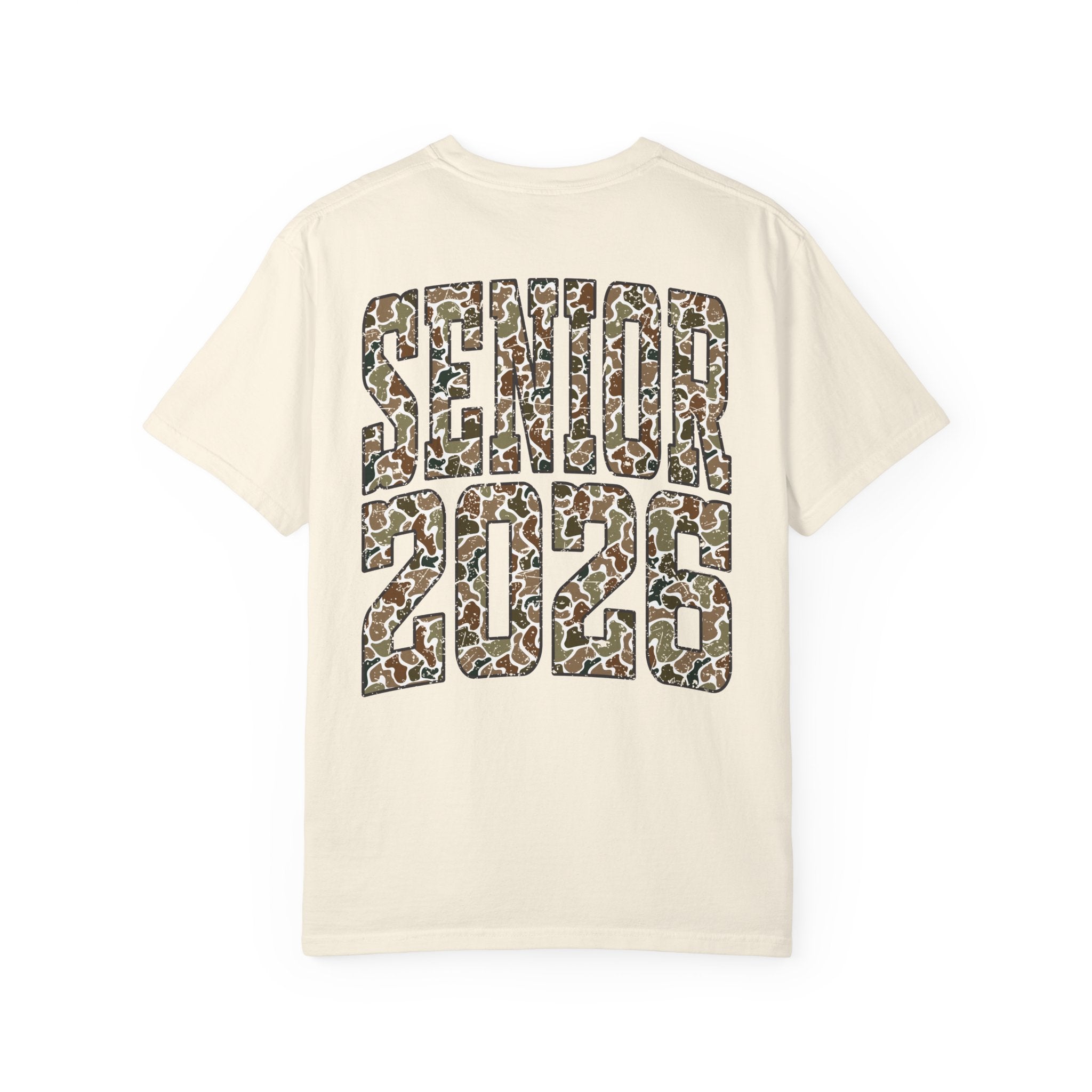 Camo Class of 2026, Senior 2026, Graphic T-Shirt, Casual Wear, Inspirational Gift, Summer Tee, Eco-Friendly Apparel