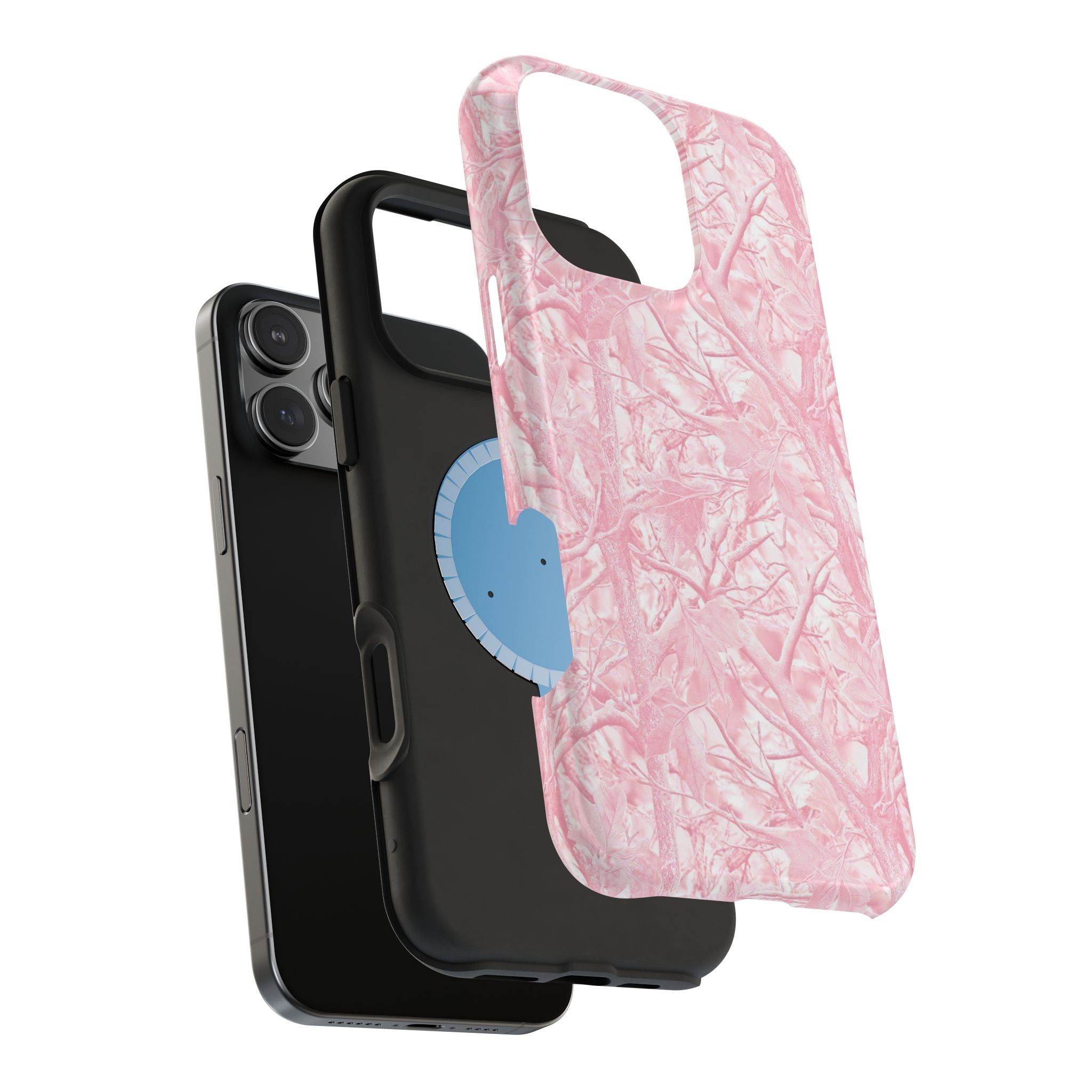 Pink Camo Magnetic Impact-Resistant Phone Case