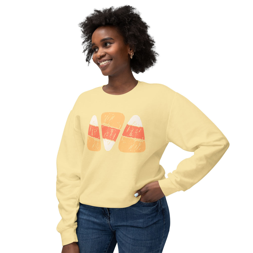 Candy Corn Unisex Lightweight Crewneck Sweatshirt, Just Boo It Sweatshirt, Cute Halloween Apparel, Fall Fashion, Spooky Season, [...]