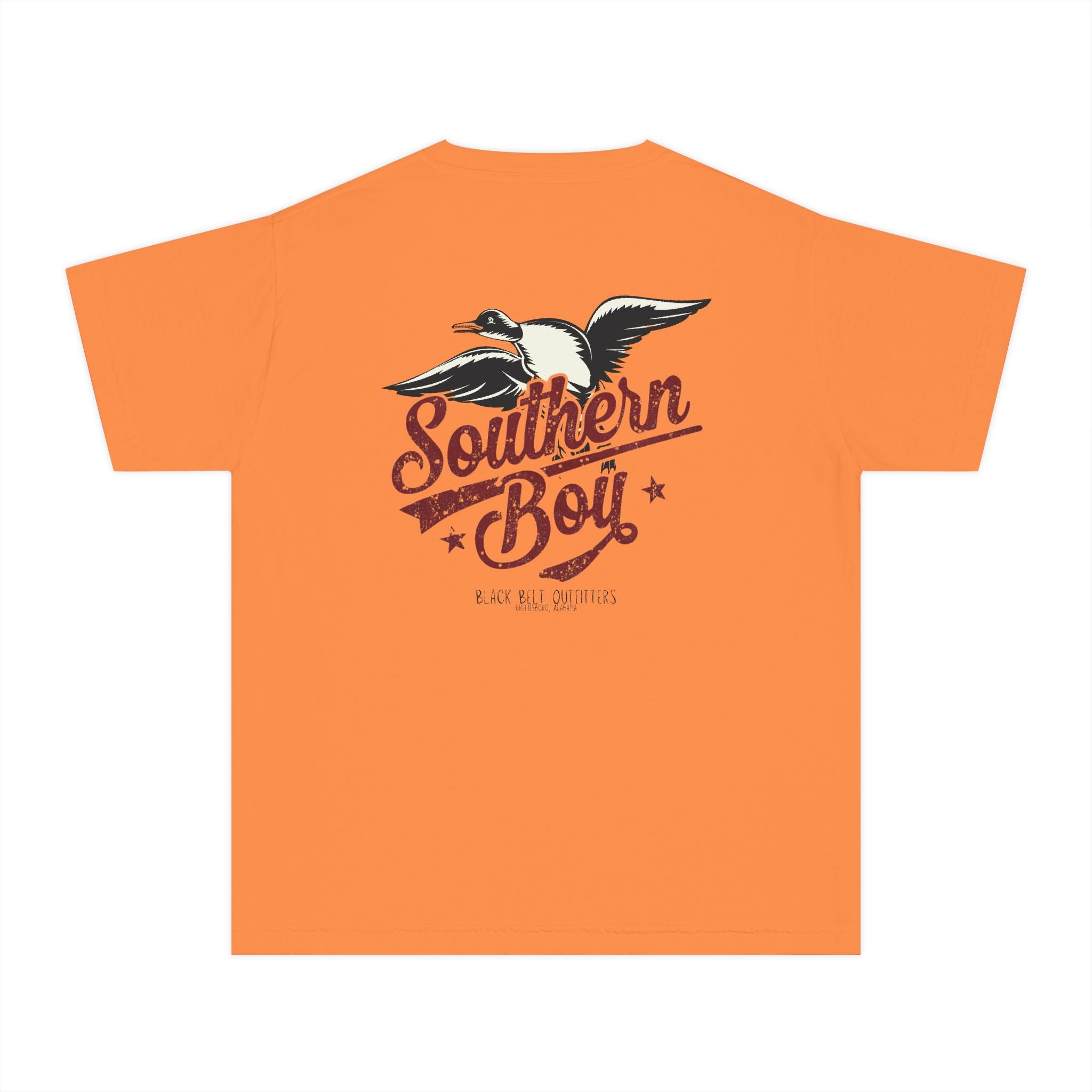 Southern Boy Flying Duck Youth Midweight Tee - Fun Farm-Themed Shirt
