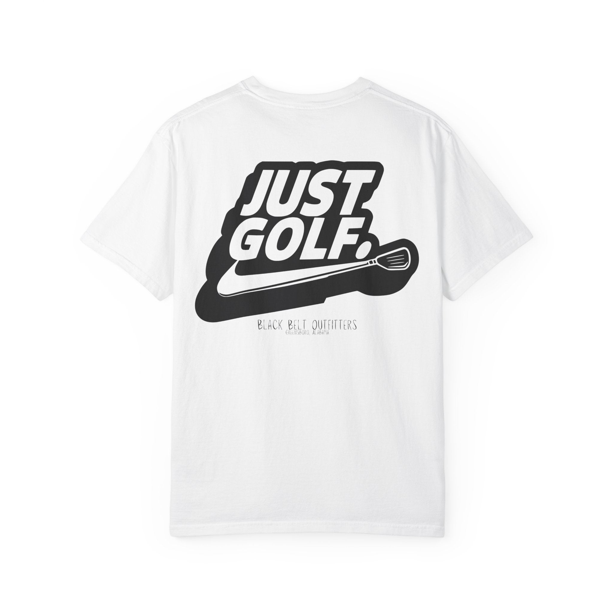 JUST GOLF Unisex T-Shirt, Perfect for Gifts, Father's Day, Golf Events, Casual Wear, Comfortable Tee