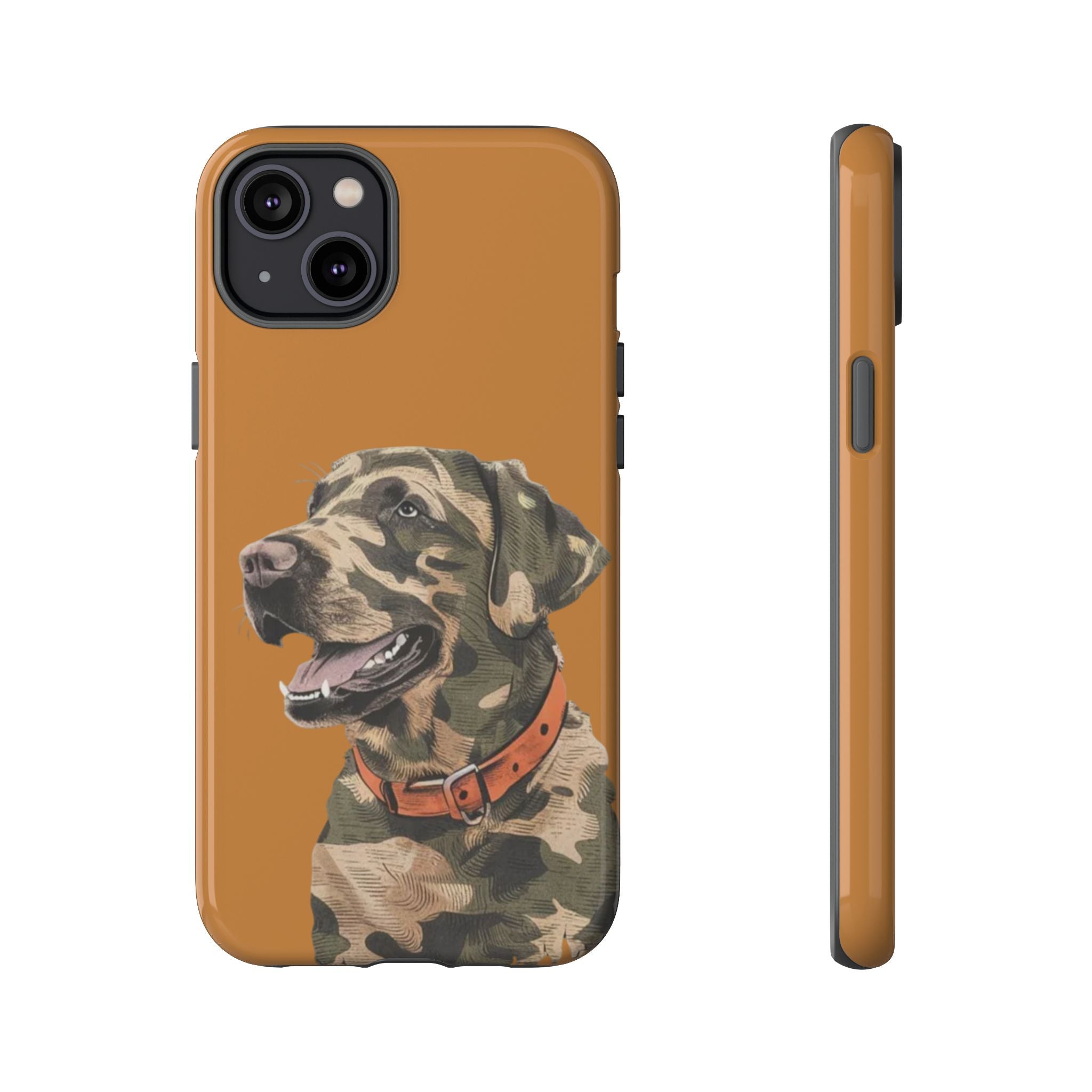 Camo Duck Dog custom design Tough Cases