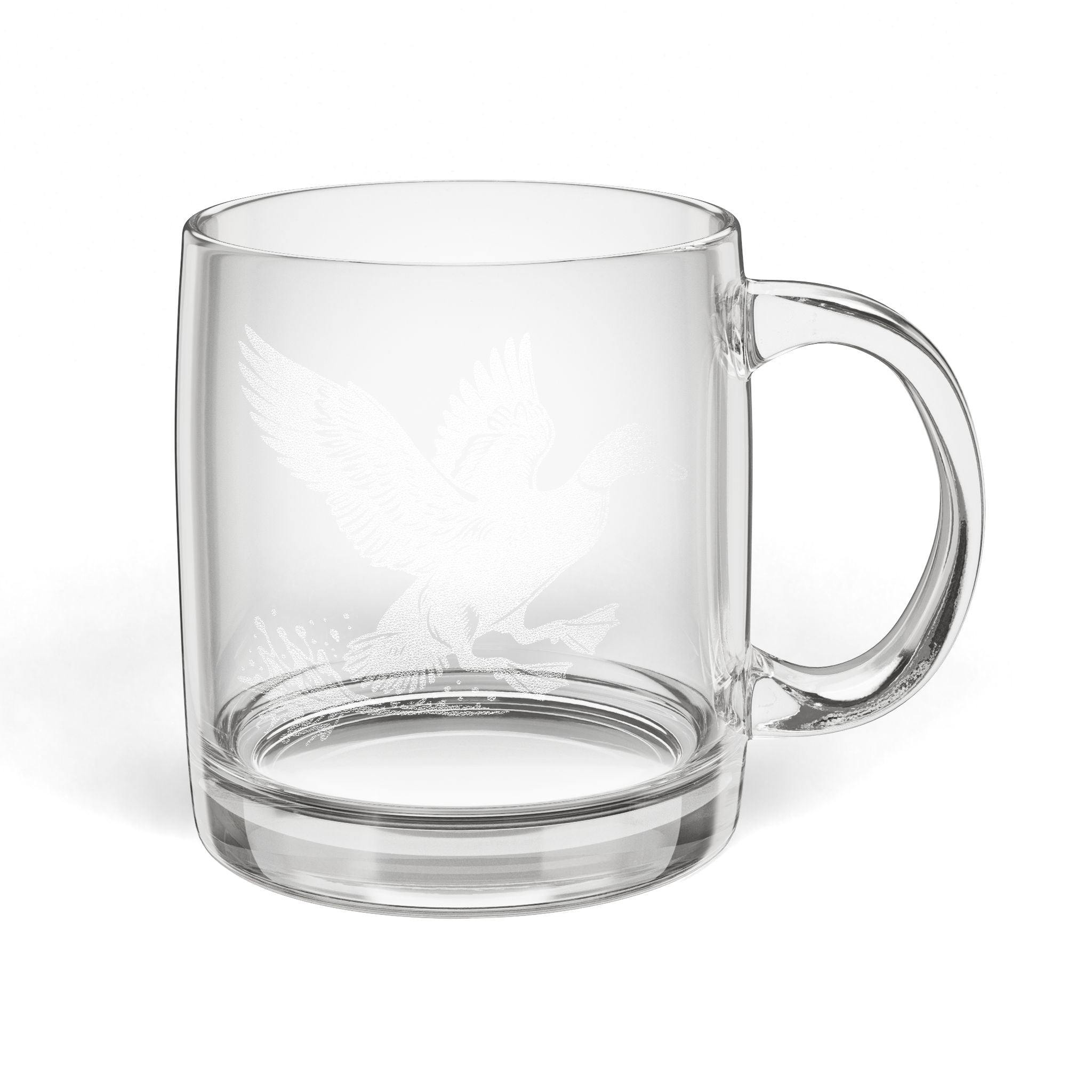 Glass Coffee Mug, 12.25oz (Engraving)