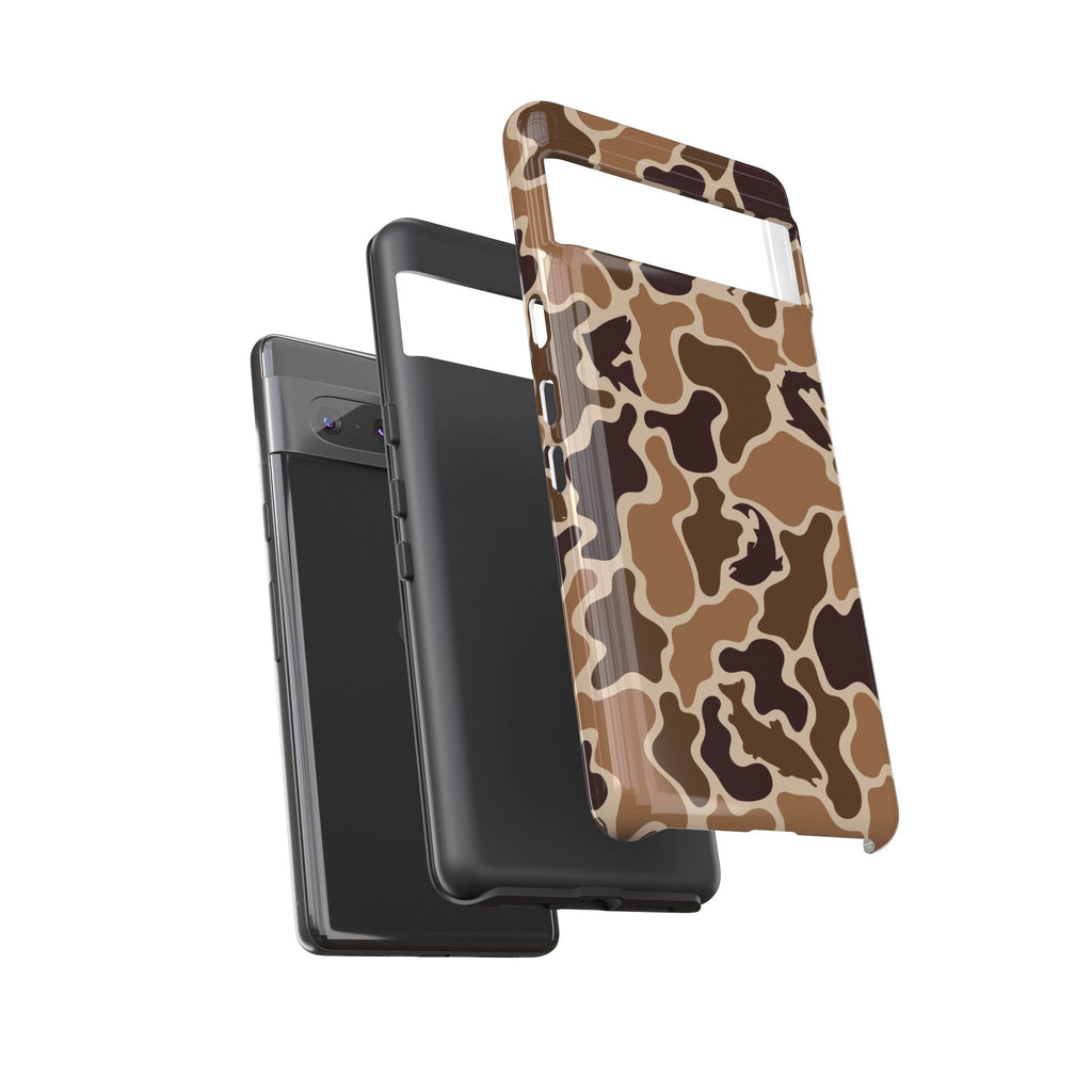 Brown Shark Camo design Tough Cases