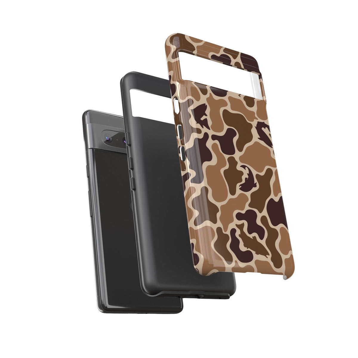 Brown Shark Camo design Tough Cases