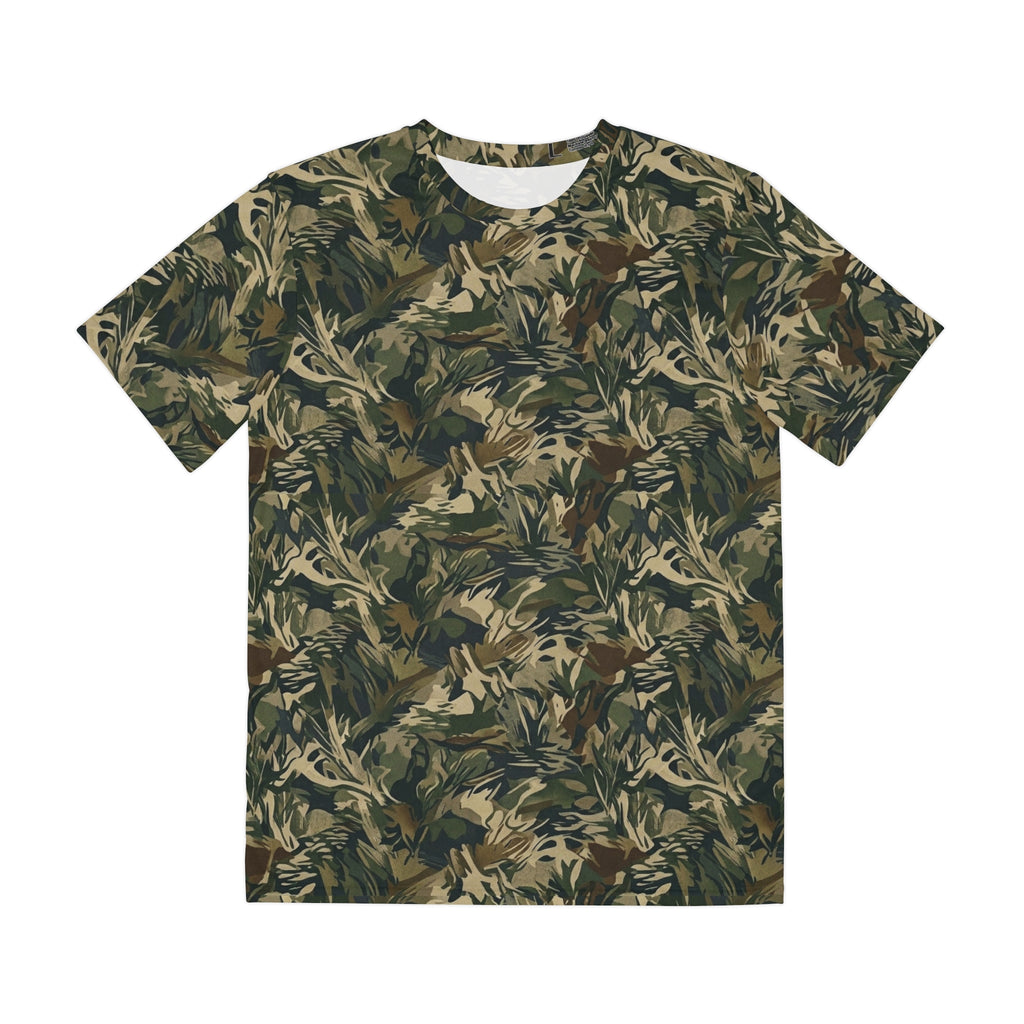 Wetlands Camo All-Over Print Tee — Men's Camo Polyester Shirt