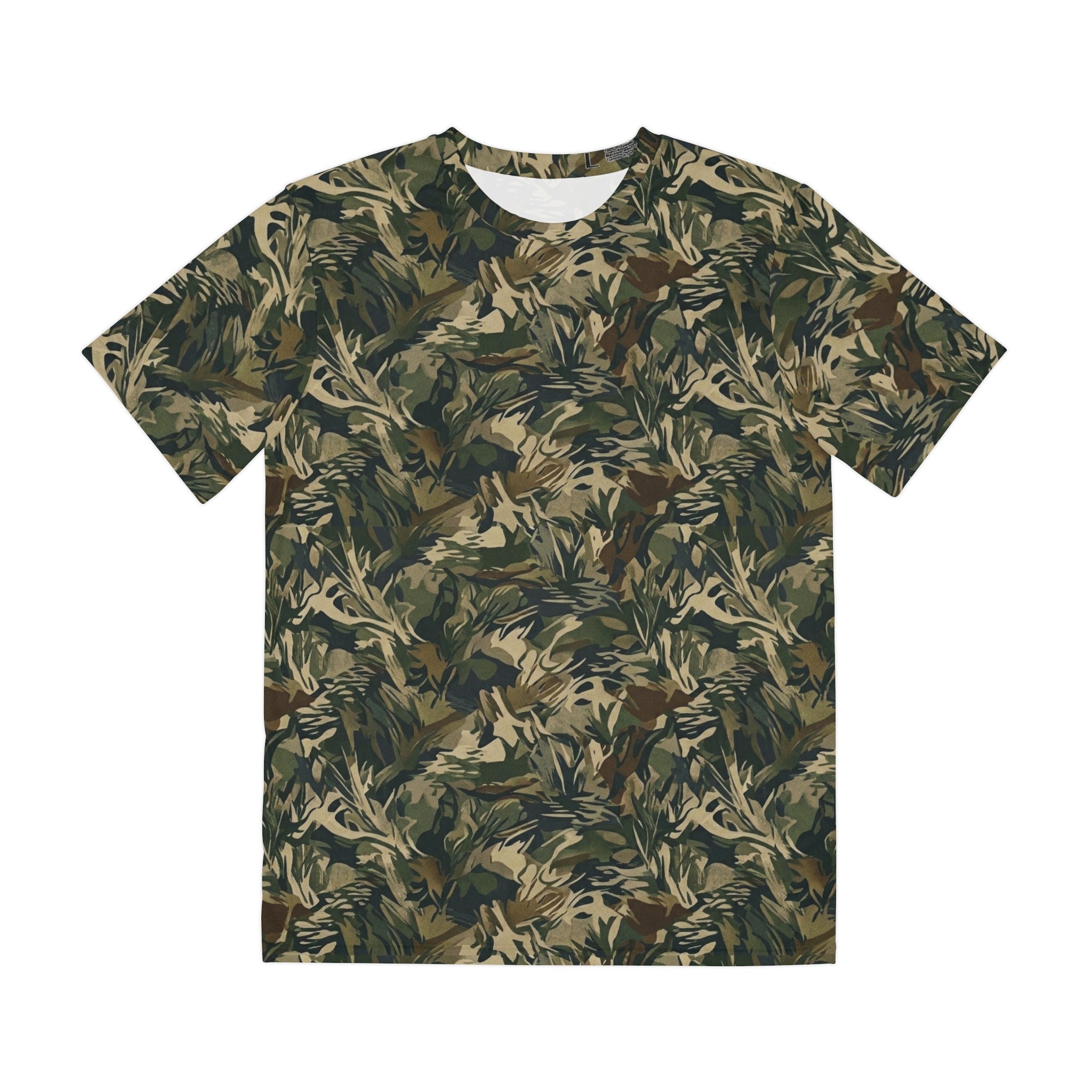 Wetlands Camo All-Over Print Tee — Men's Camo Polyester Shirt