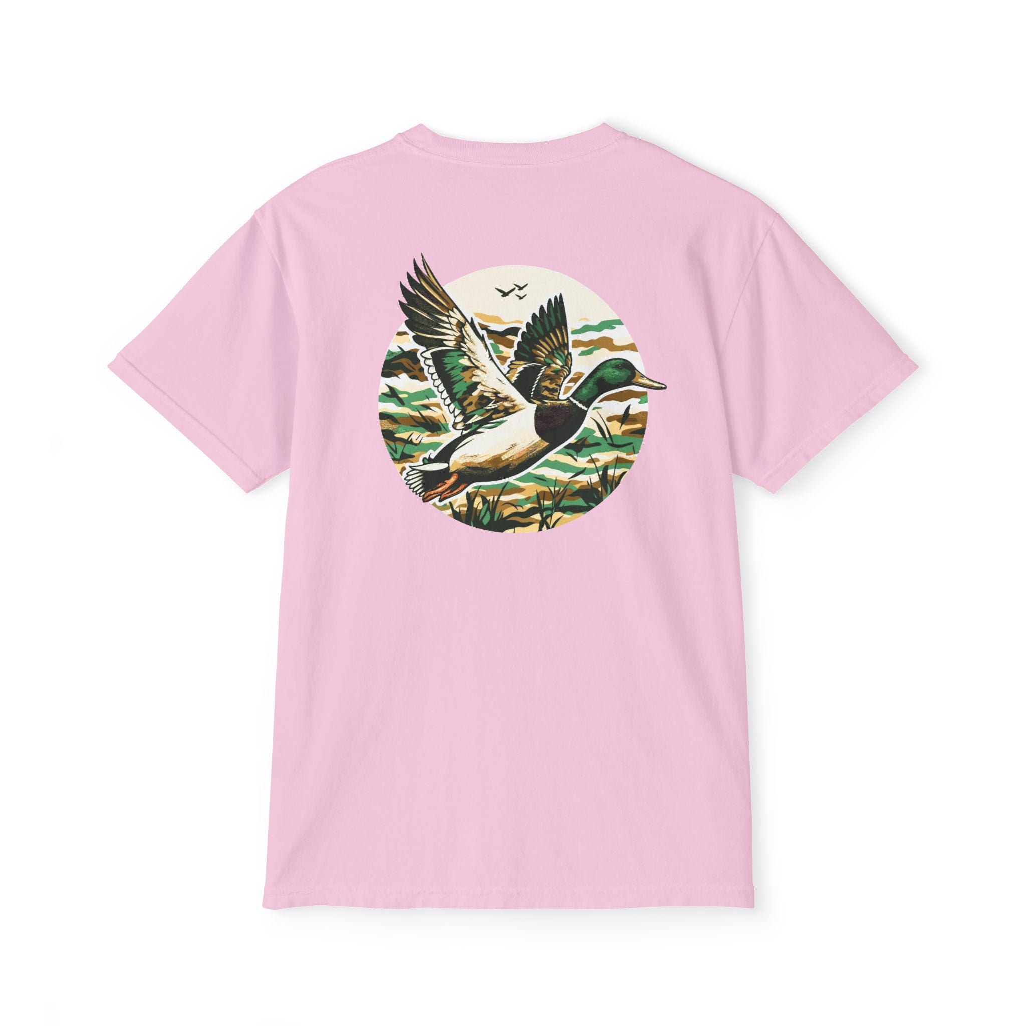 Black belt outfitters, duck hunting custom design hunting Unisex Garment-Dyed Pocket T-Shirt