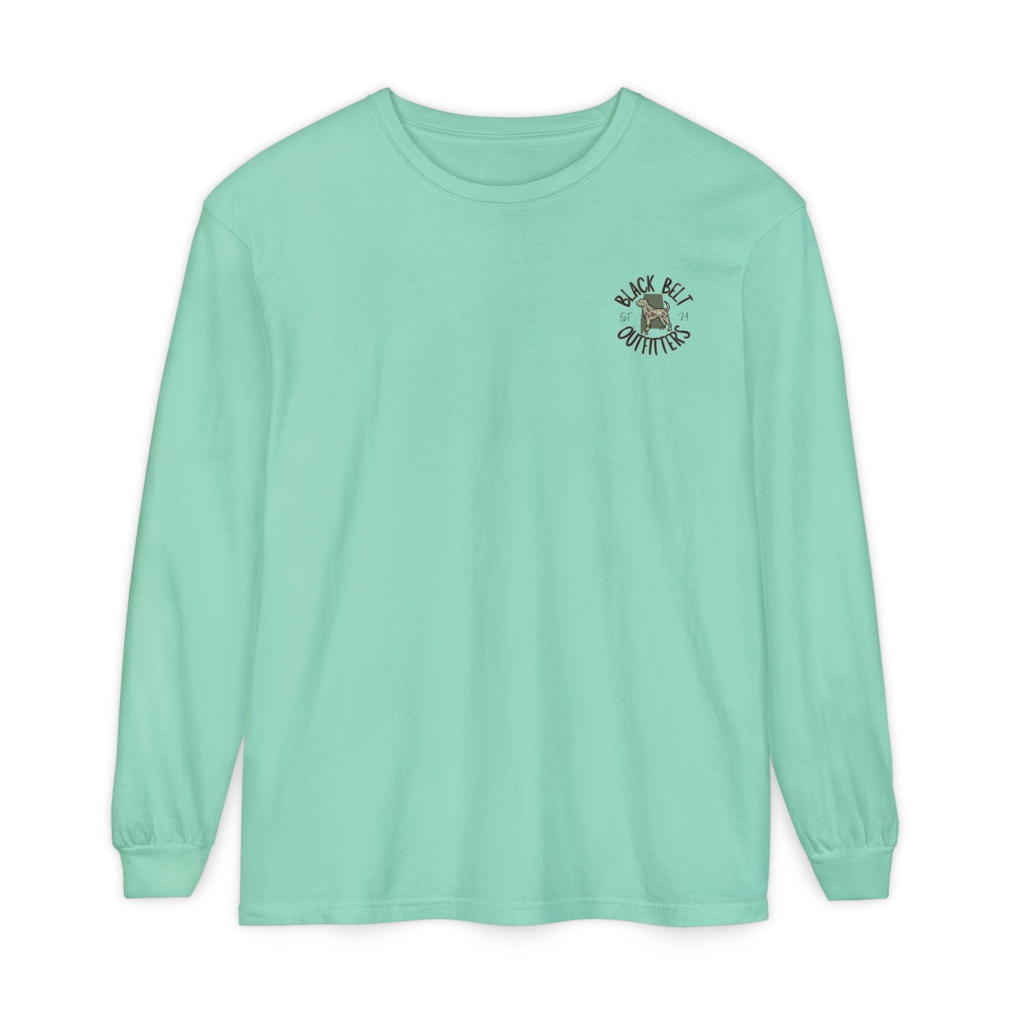 Raised in Hale Unisex Garment-Dyed Long Sleeve T-Shirt, Casual Wear, Gift for Him/Her, Streetwear, Everyday Comfort, Comfortable Layering