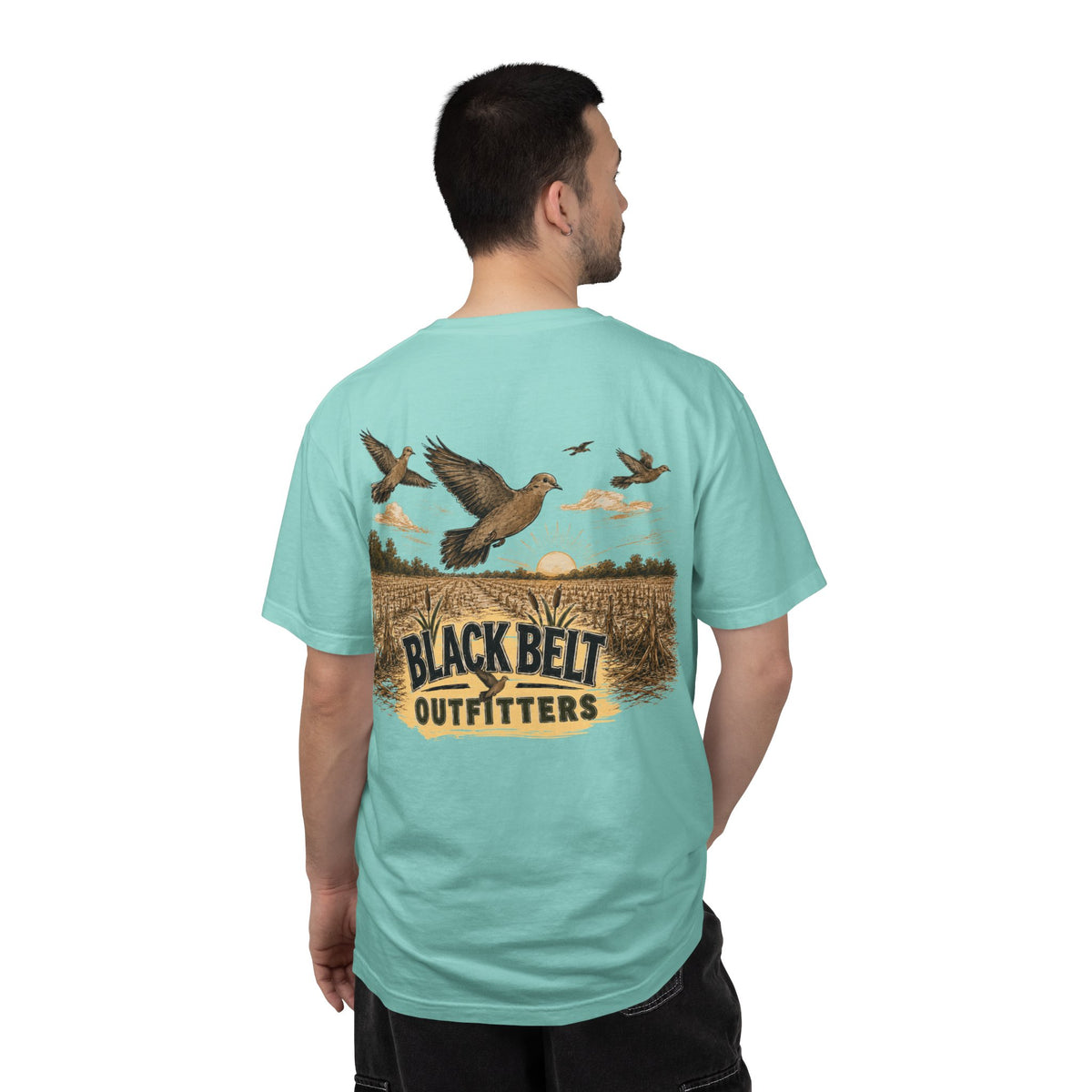 Dove Field Graphic T-Shirt — Black Belt Outfitters Hunting Tee