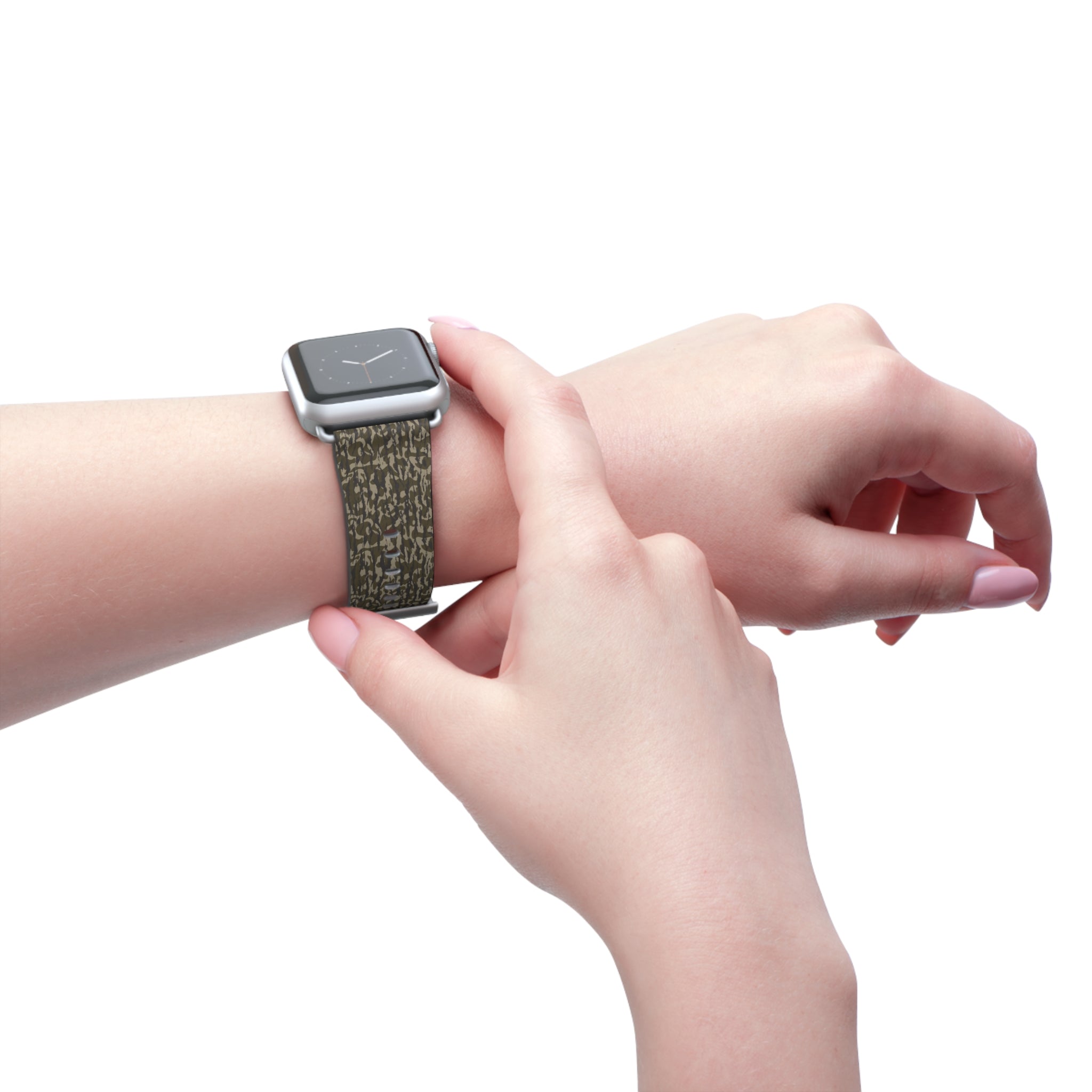 Trendy Camo Watch Band, Trendy Accessory, Men's Gift, Unisex Style, Perfect for Outdoor Activities, Unique Fashion