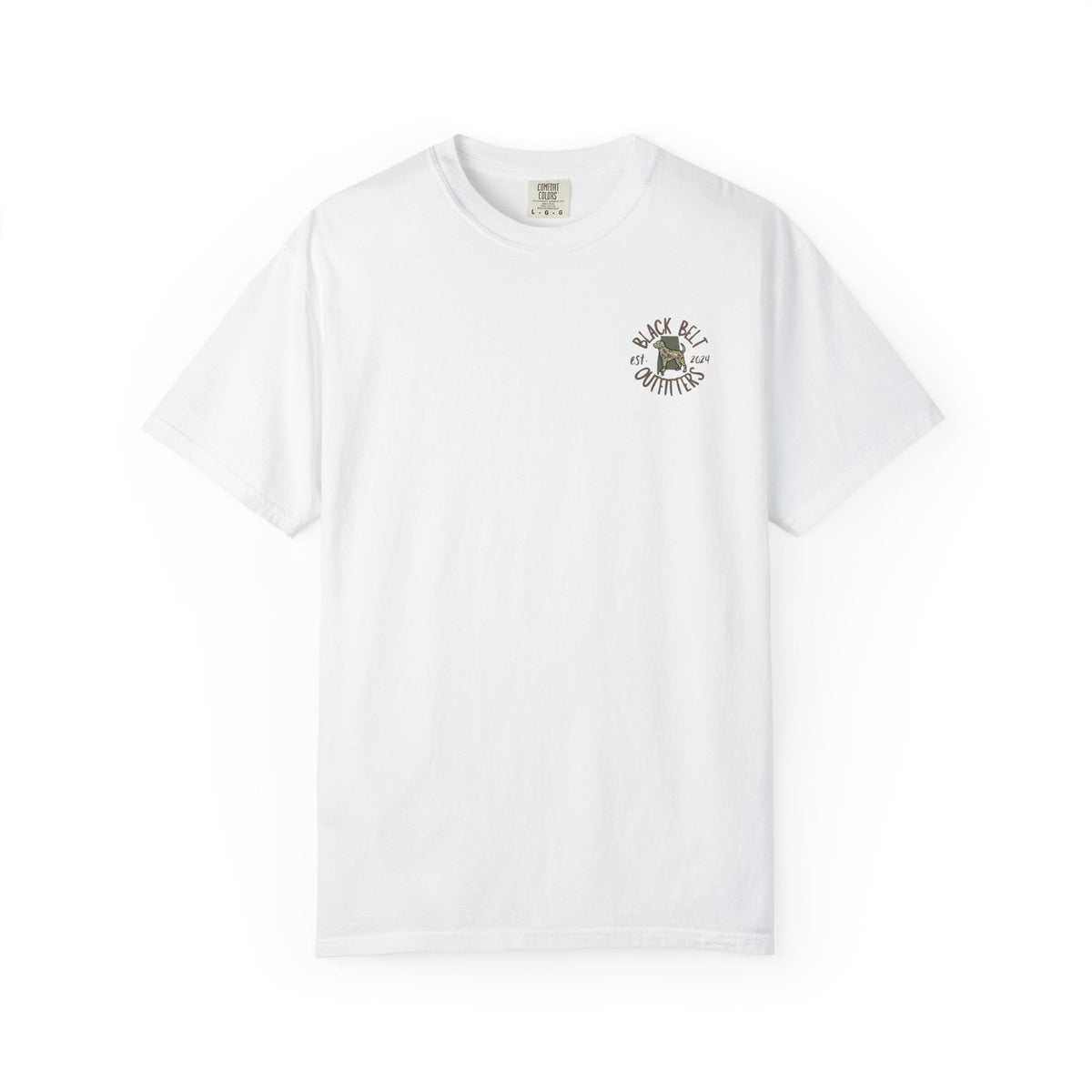 Turkey Feather Graphic T-Shirt — 'Black Belt Outfitters' Outdoor Tee