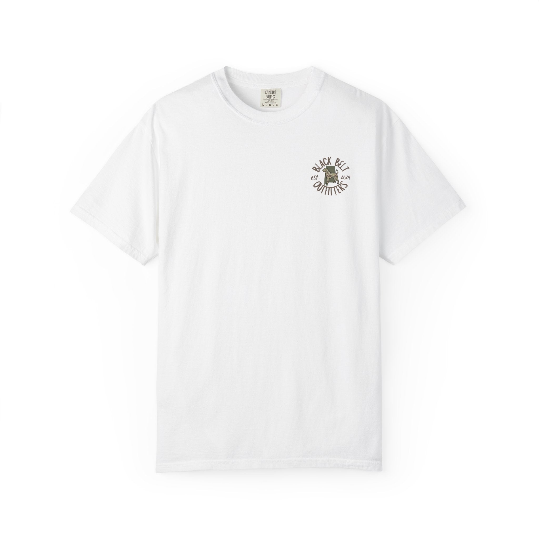 Turkey Feather Graphic T-Shirt — 'Black Belt Outfitters' Outdoor Tee