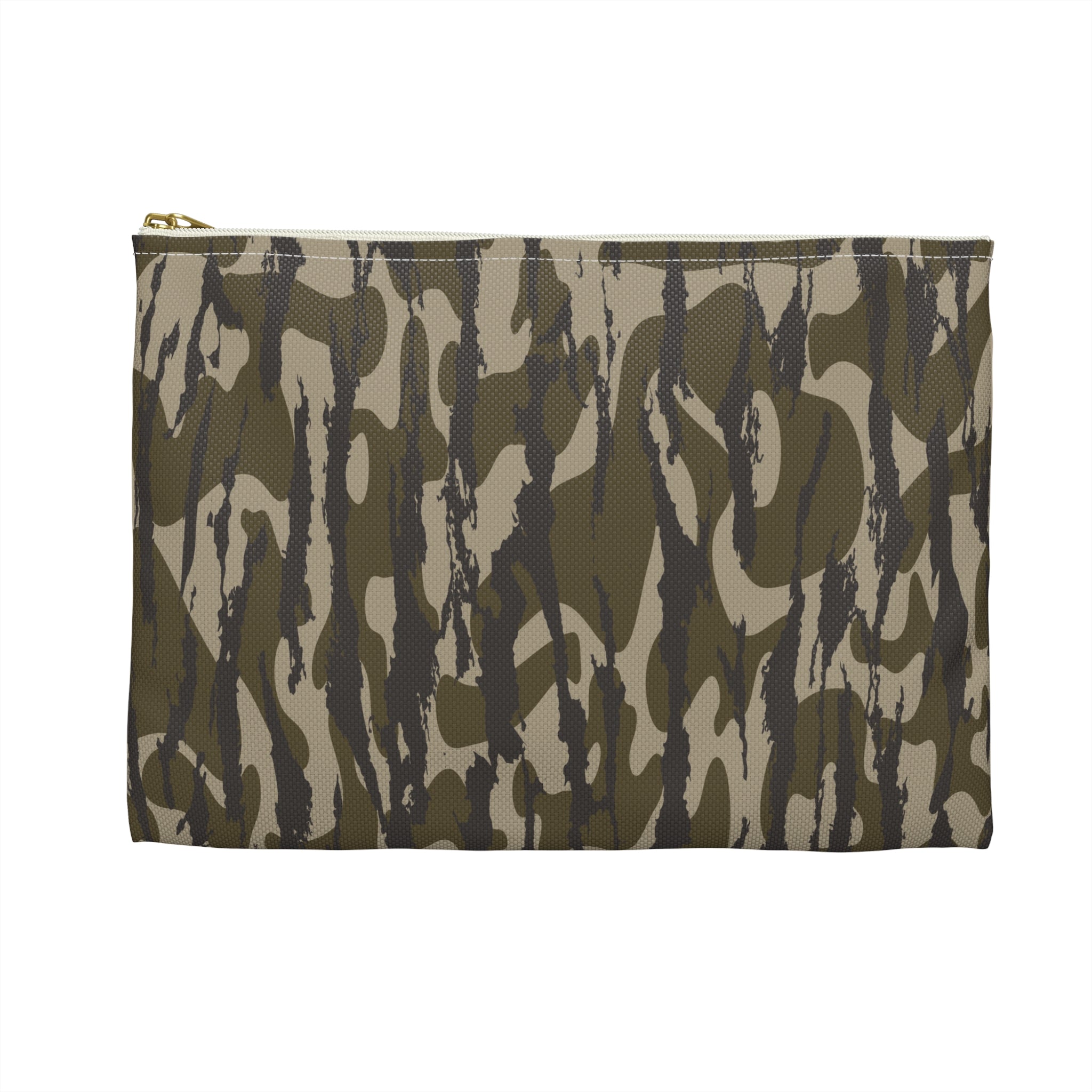 Trendy Zip Pouch, Stylish Camo Makeup Bag, Travel Organizer, Army Green Zipper Pouch, Gift for Her, Storage Solution