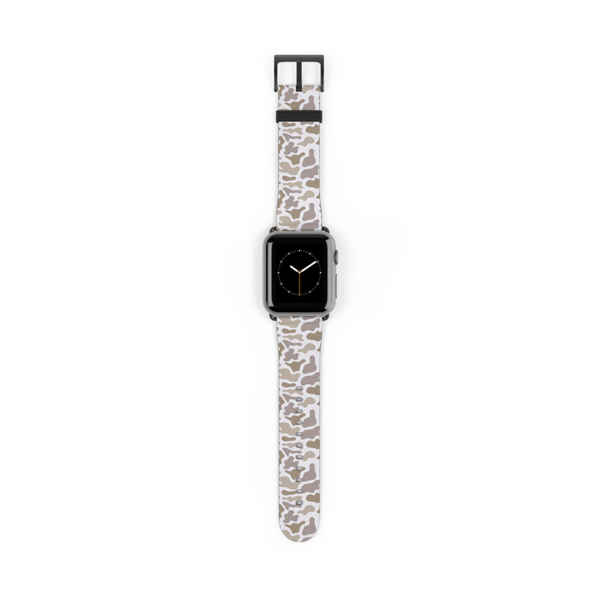 Neutral Camo Watch Band — Beige White Camouflage Apple Watch Strap