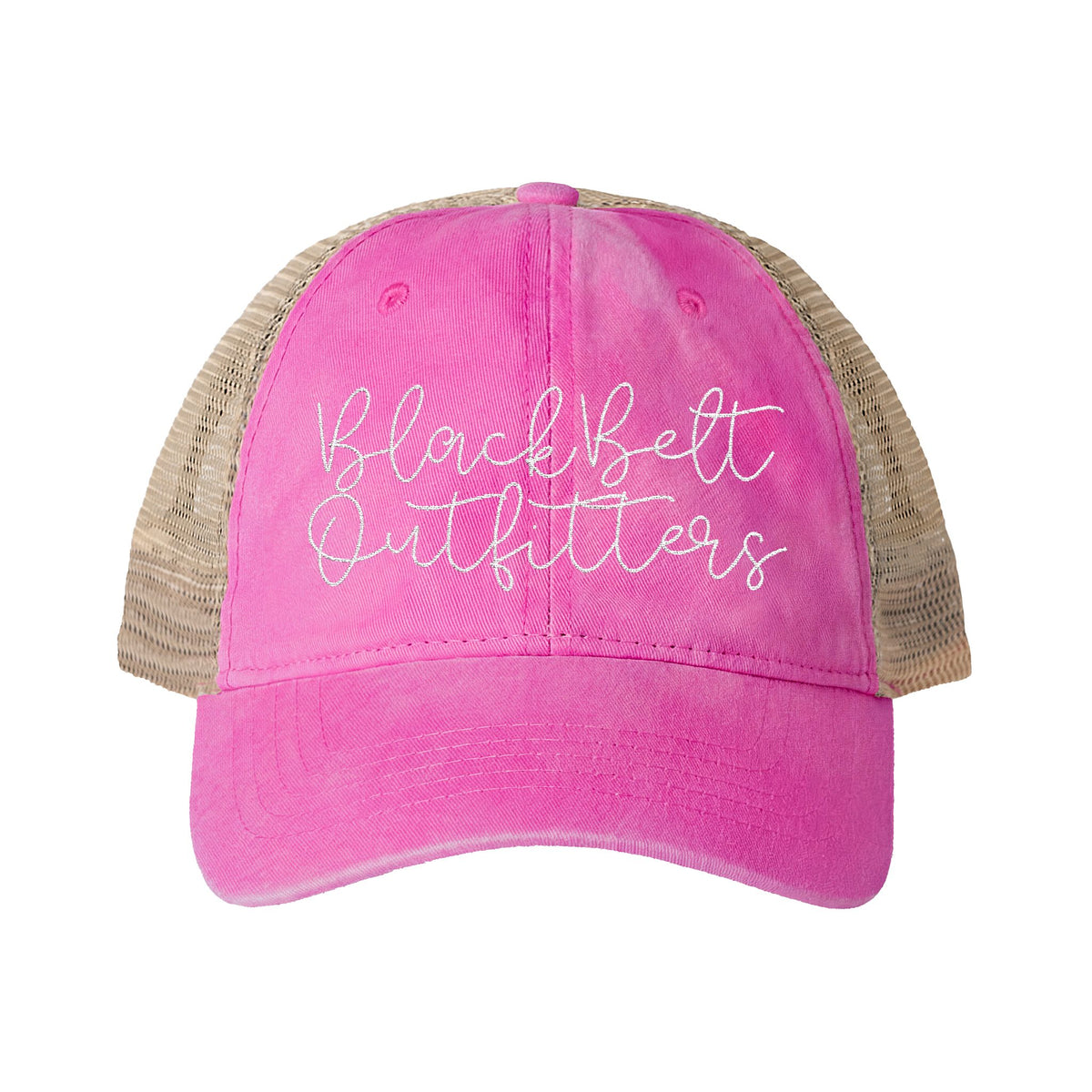 Black Belt Outfitters Women's Washed Mesh-Back Cap
