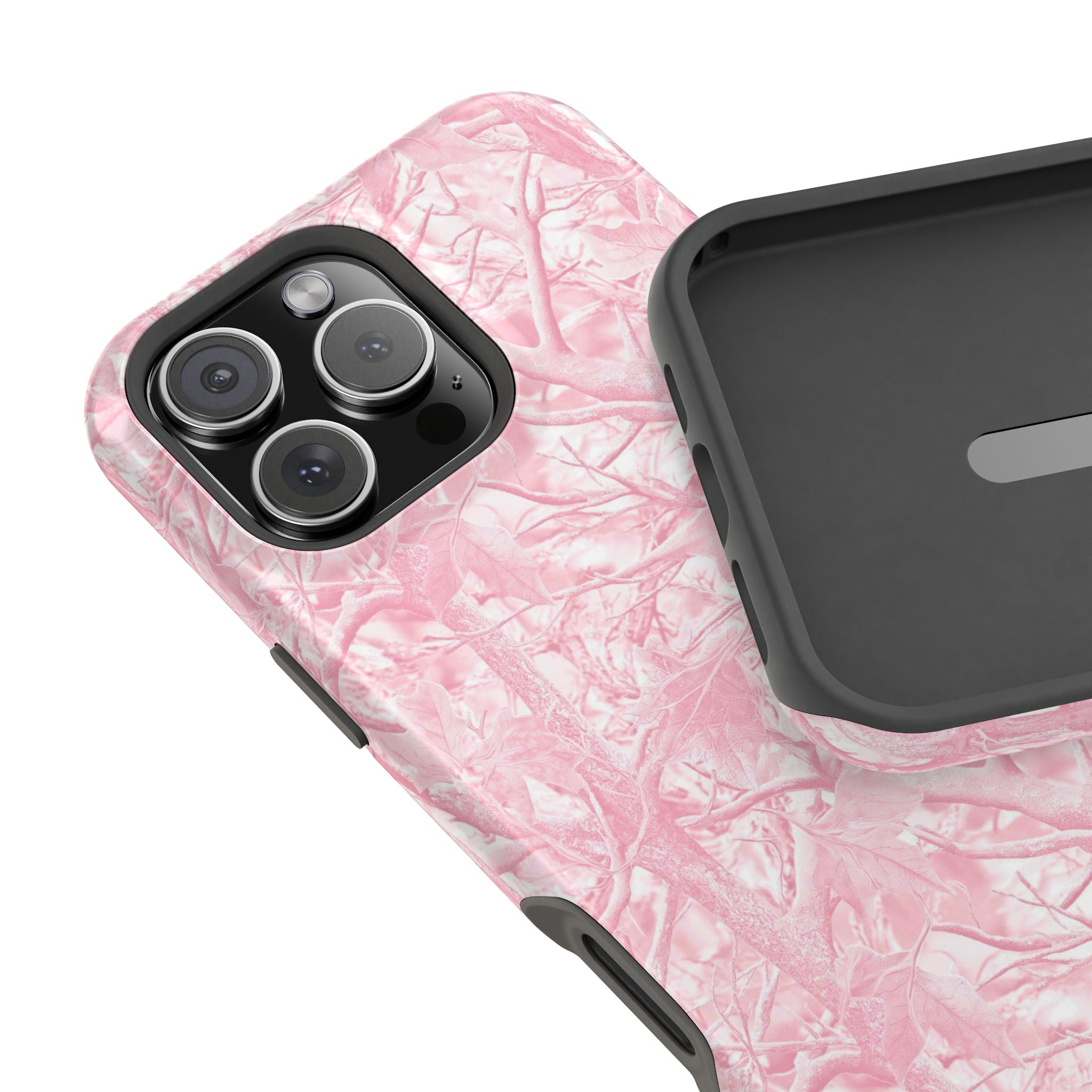 Pink Camo Magnetic Impact-Resistant Phone Case