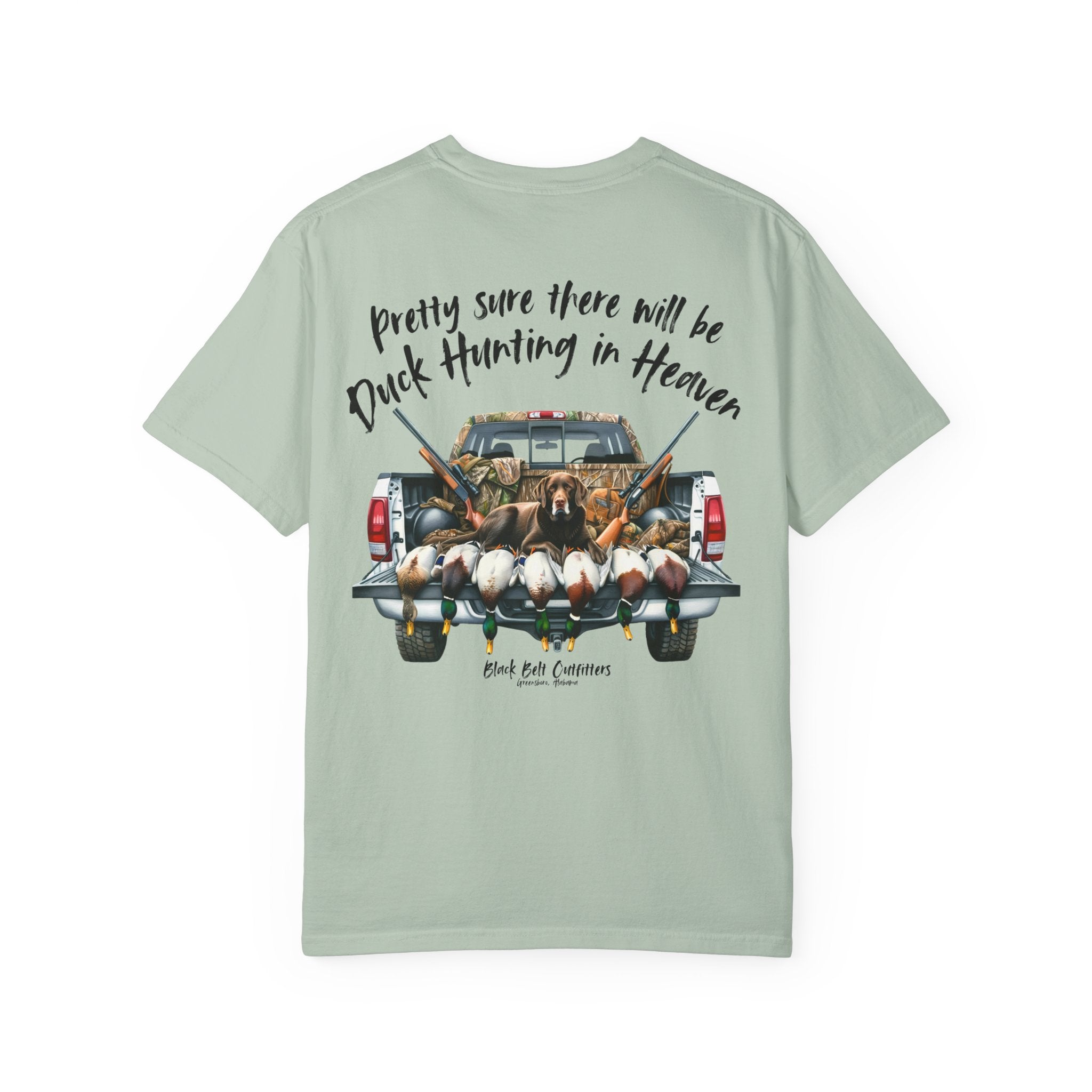 Duck Hunting in Heaven Unisex Garment-Dyed T-shirt