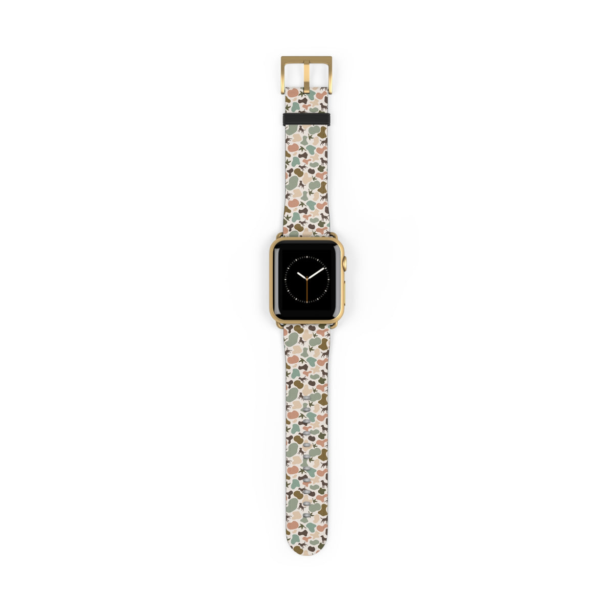 Old school camo duck and dog custom print Watch Band