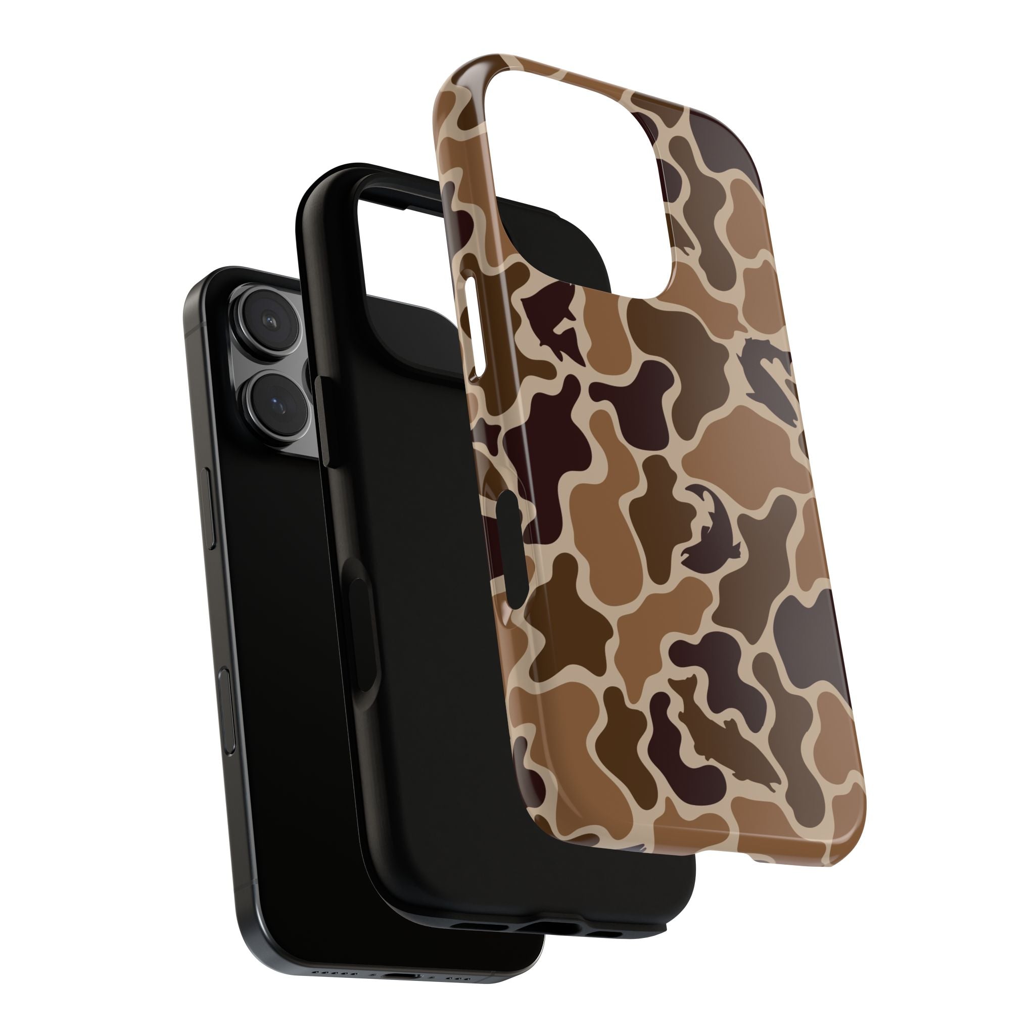 Brown Shark Camo design Tough Cases