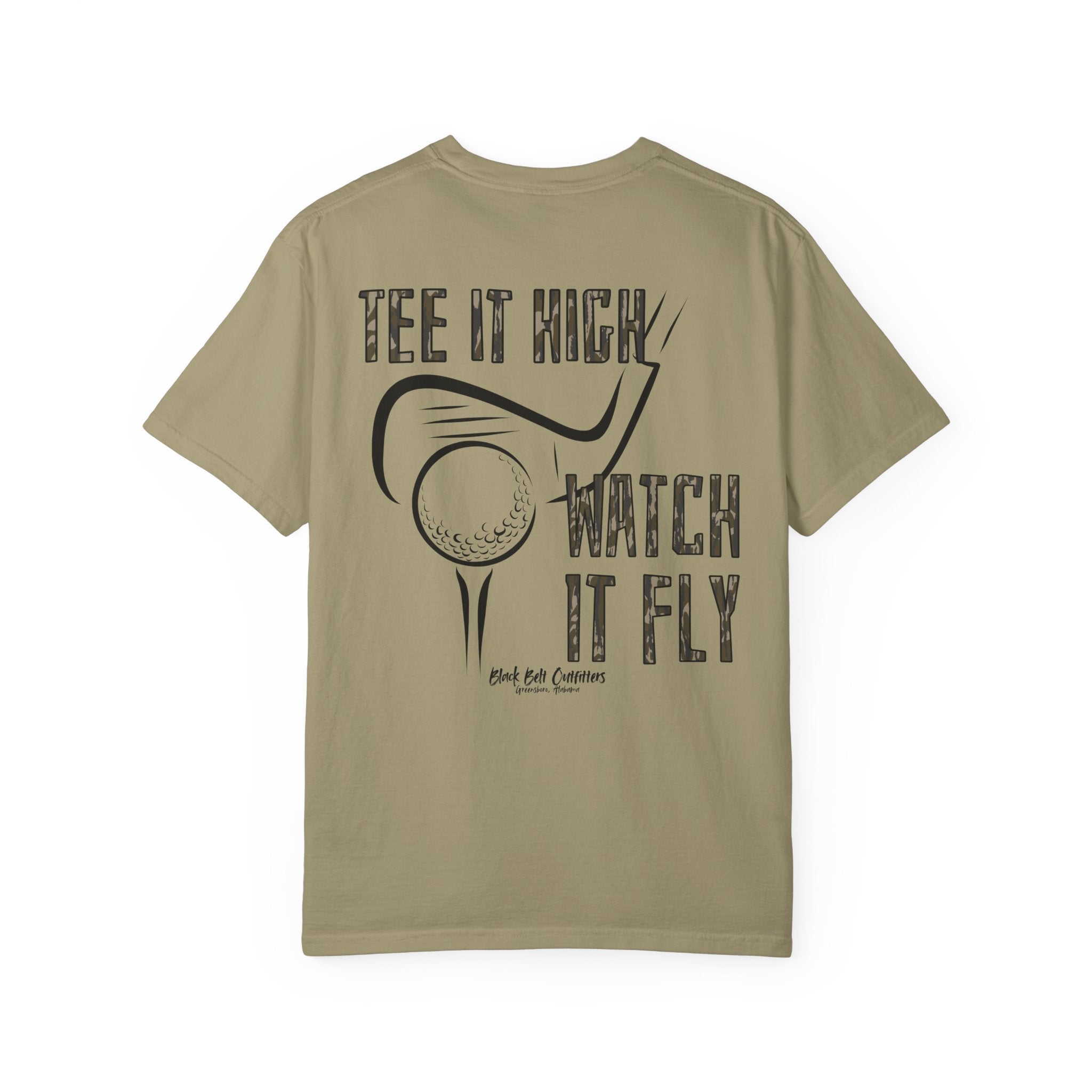Tee It High Watch It Fly Unisex T-Shirt, Perfect for Gifts, Father's Day, Golf Events, Casual Wear, Comfortable Tee