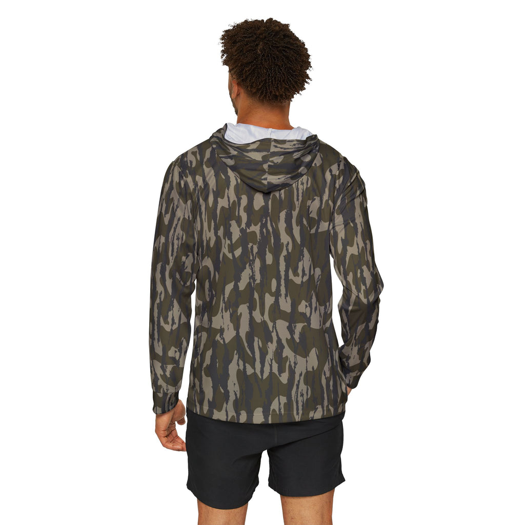 Trendy Camouflage Sports Warmup Hoodie, Perfect for Gym, Outdoor Activities, Fitness Wear, Gift for Athletes, Military Style